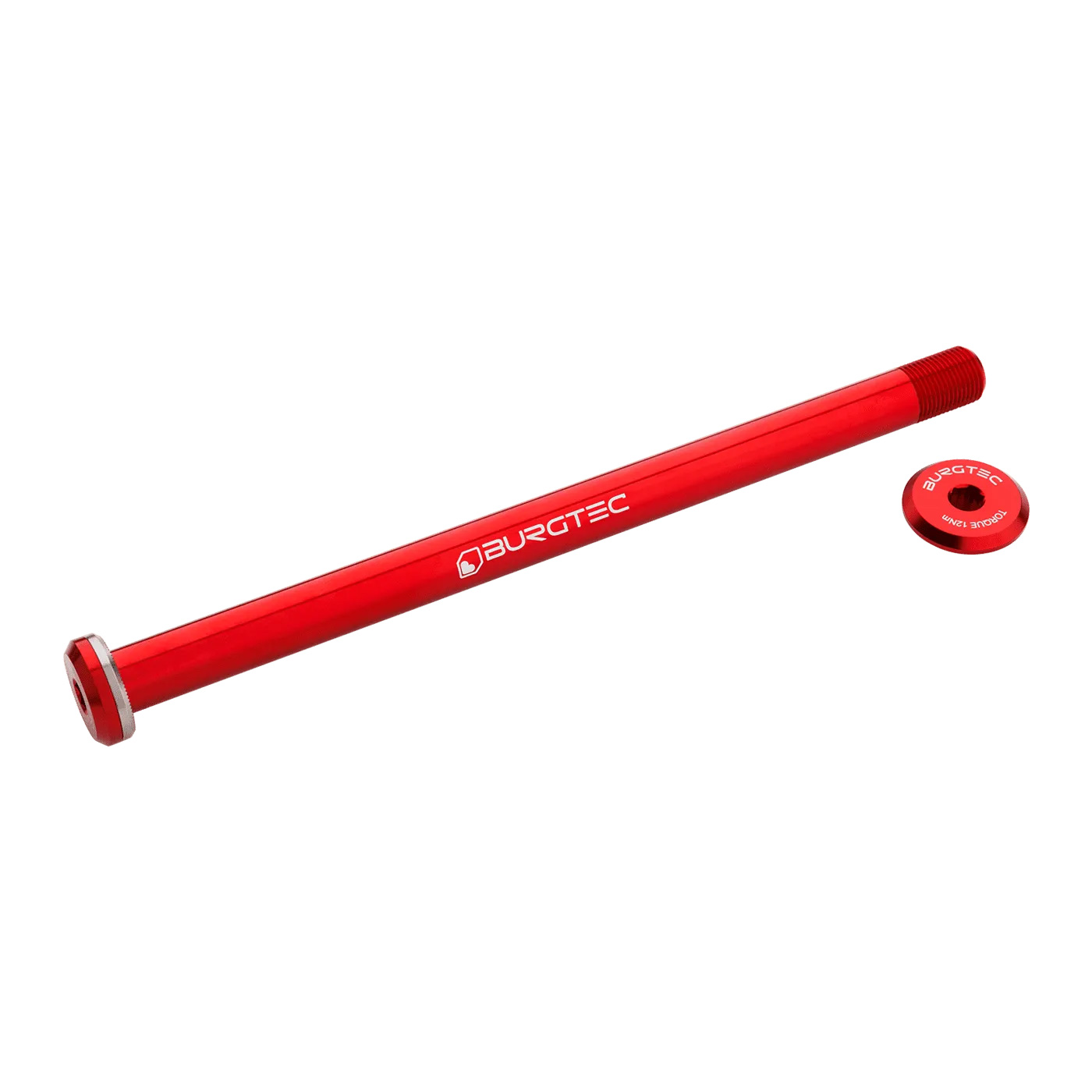 Burgtec Santa Cruz V10 182mm Rear Axle, Race Red