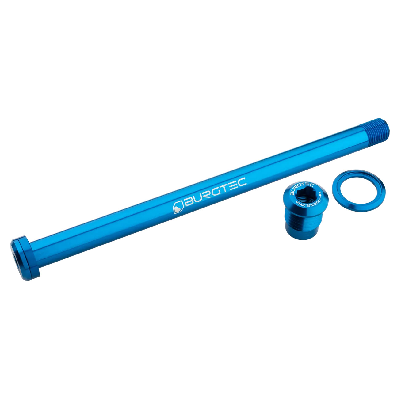 Burgtec 180mm x 12mm 1.00mm Pitch Rear Axle - Deep Blue