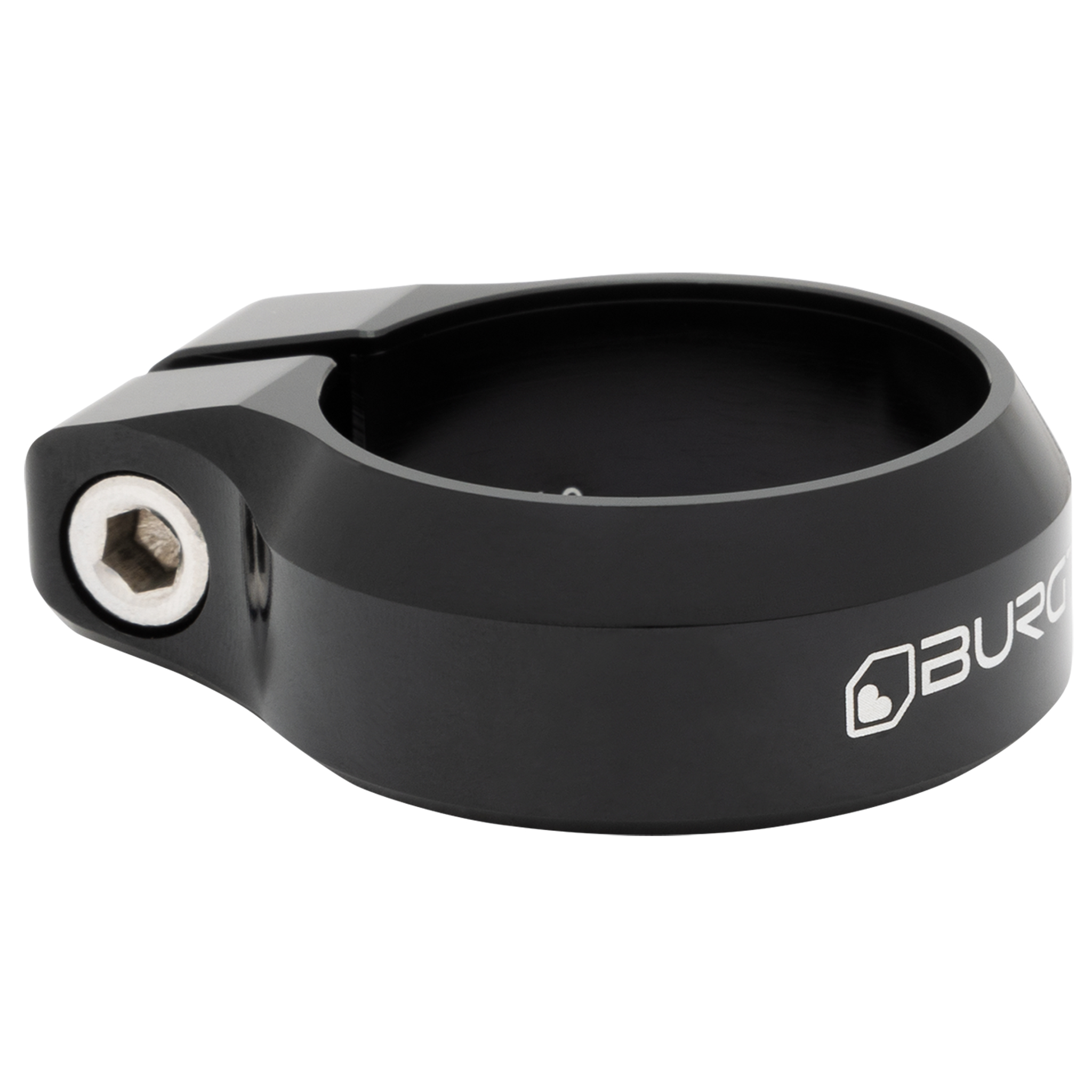 Burgtec Seat Clamp, 34.9mm, Burgtec Black