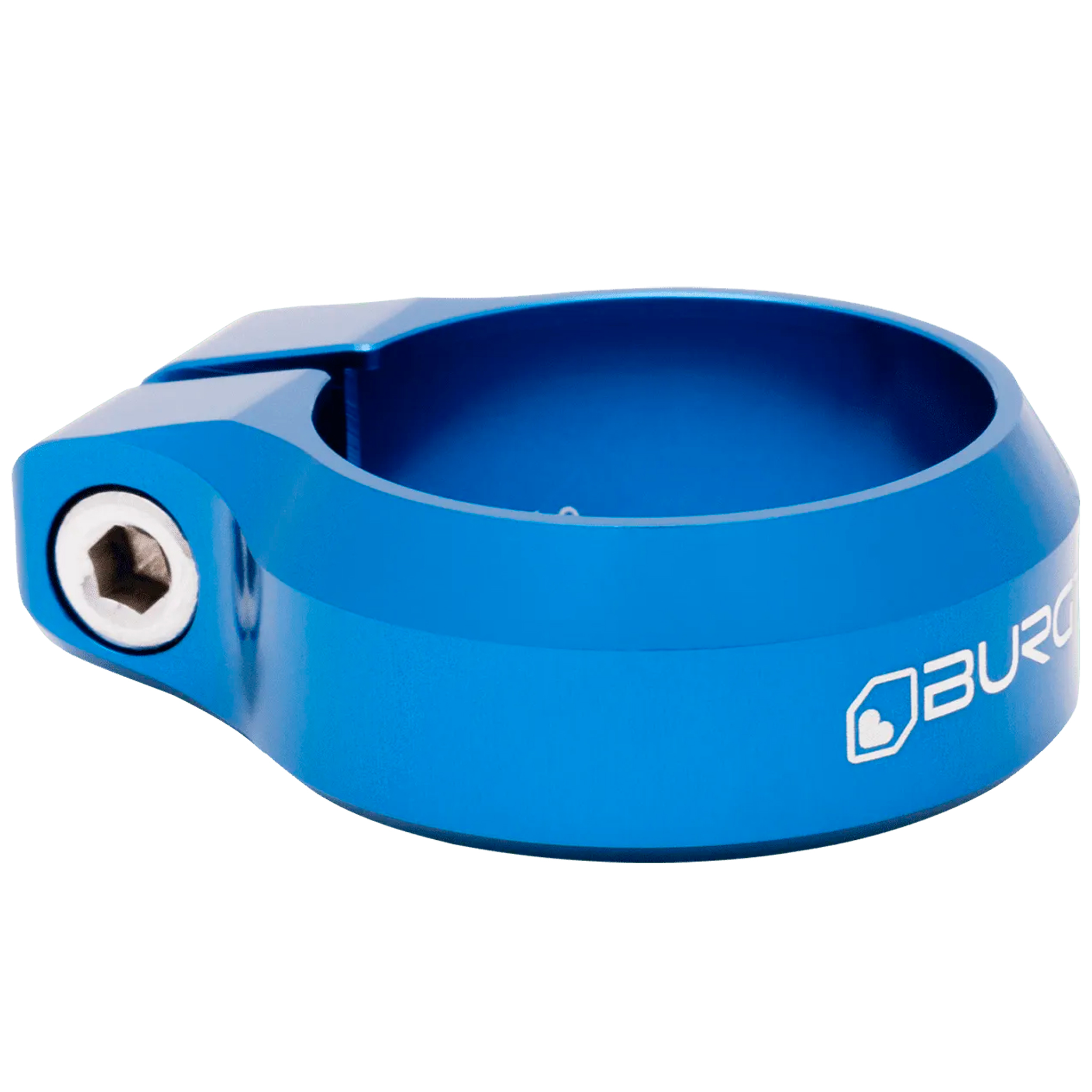 Burgtec Seat Clamp, 34.9mm, Deep Blue
