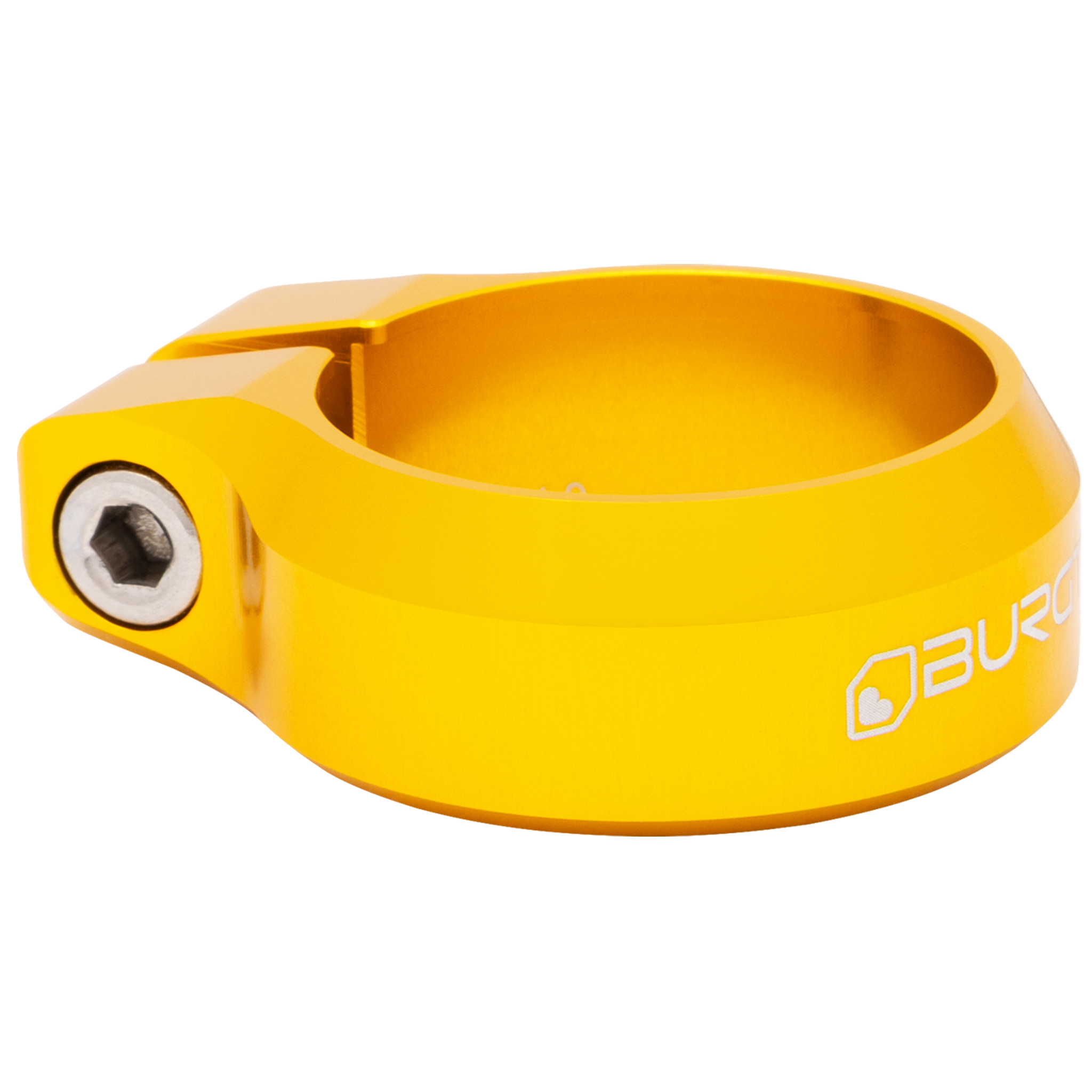 Burgtec Seat Clamp, 34.9mm, Burgtec Bullion Gold