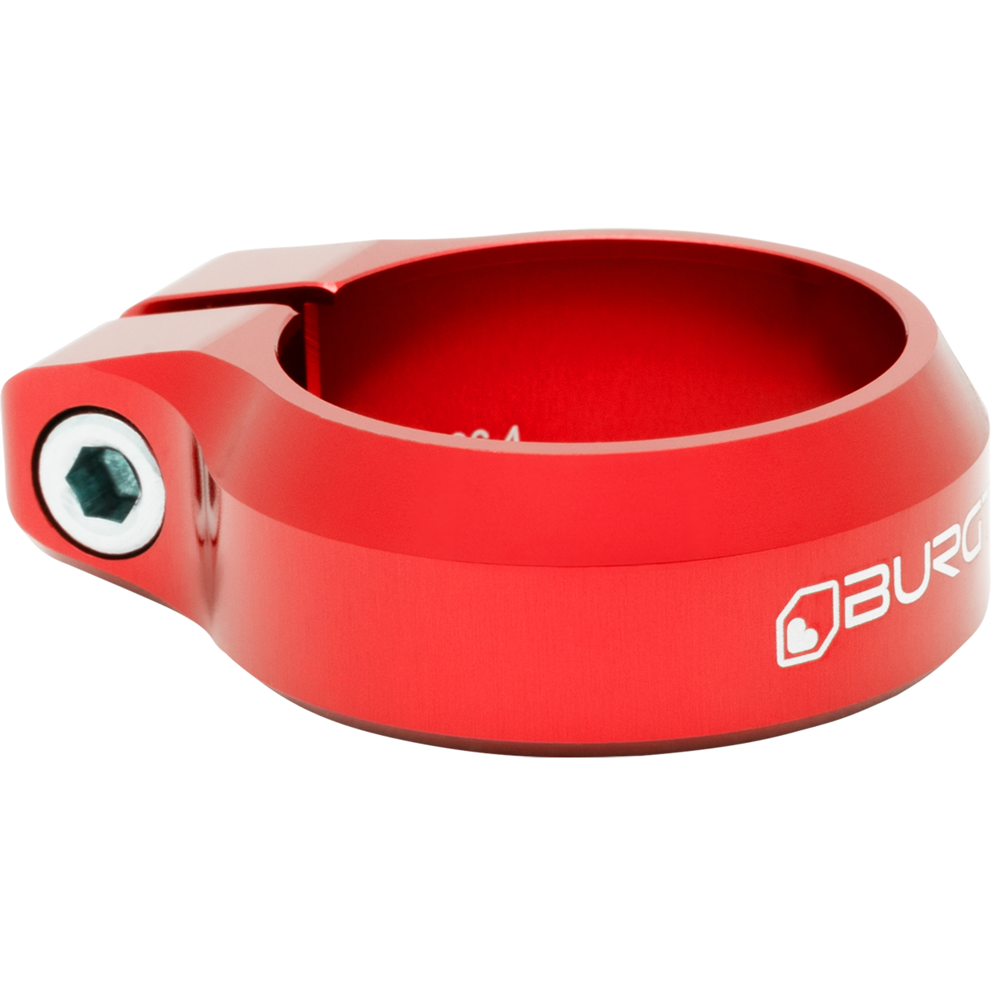 Burgtec Seat Clamp, 36.4mm, Race Red