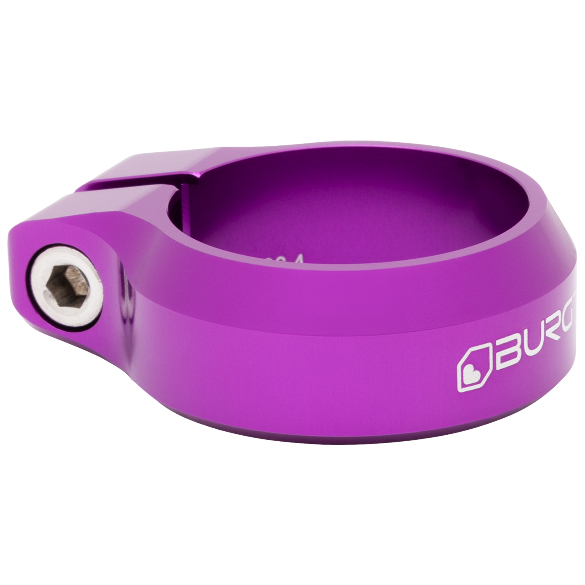 Burgtec Seat Clamp, 36.4mm, Purple Rain