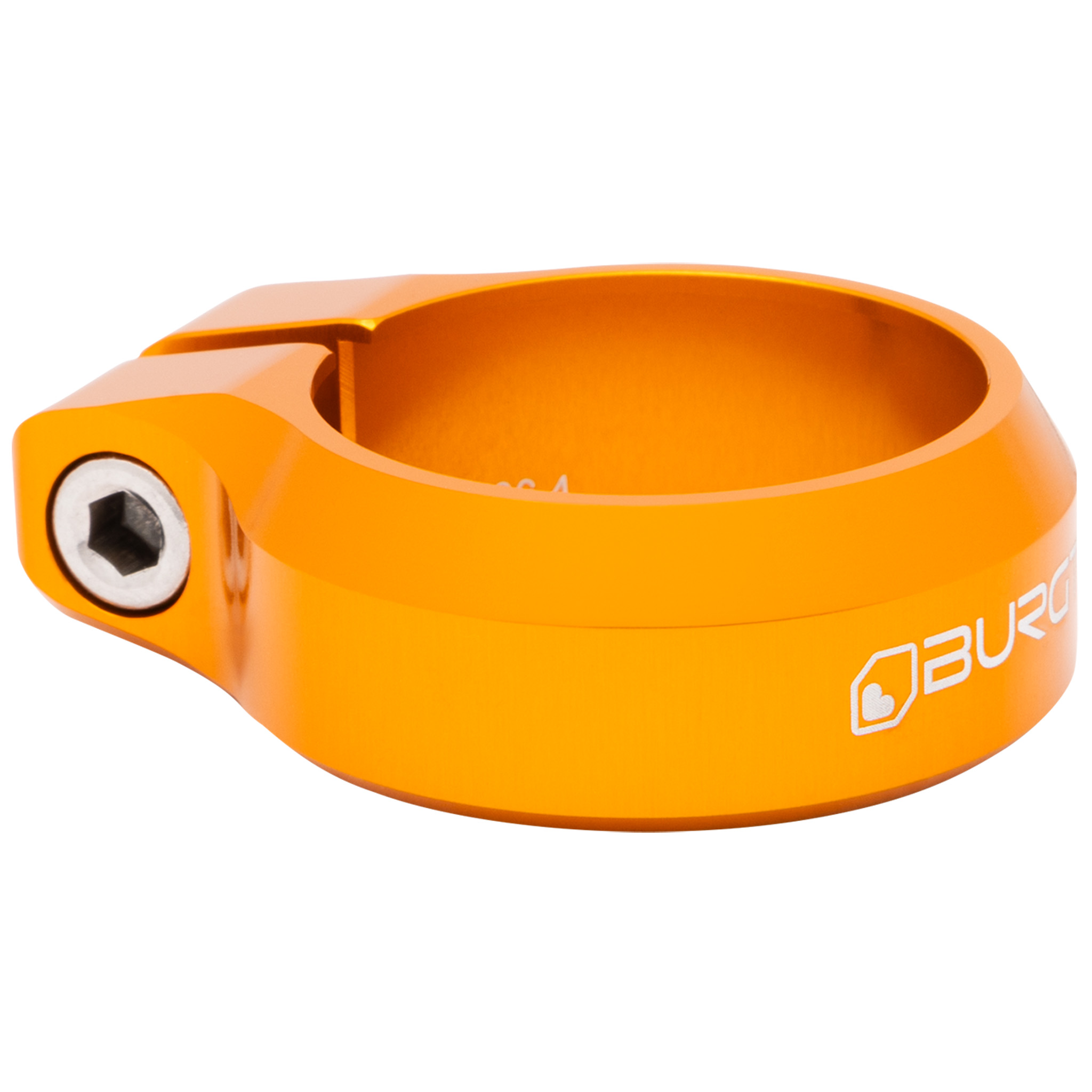 Burgtec Seat Clamp, 36.4mm, Iron Bro Orange