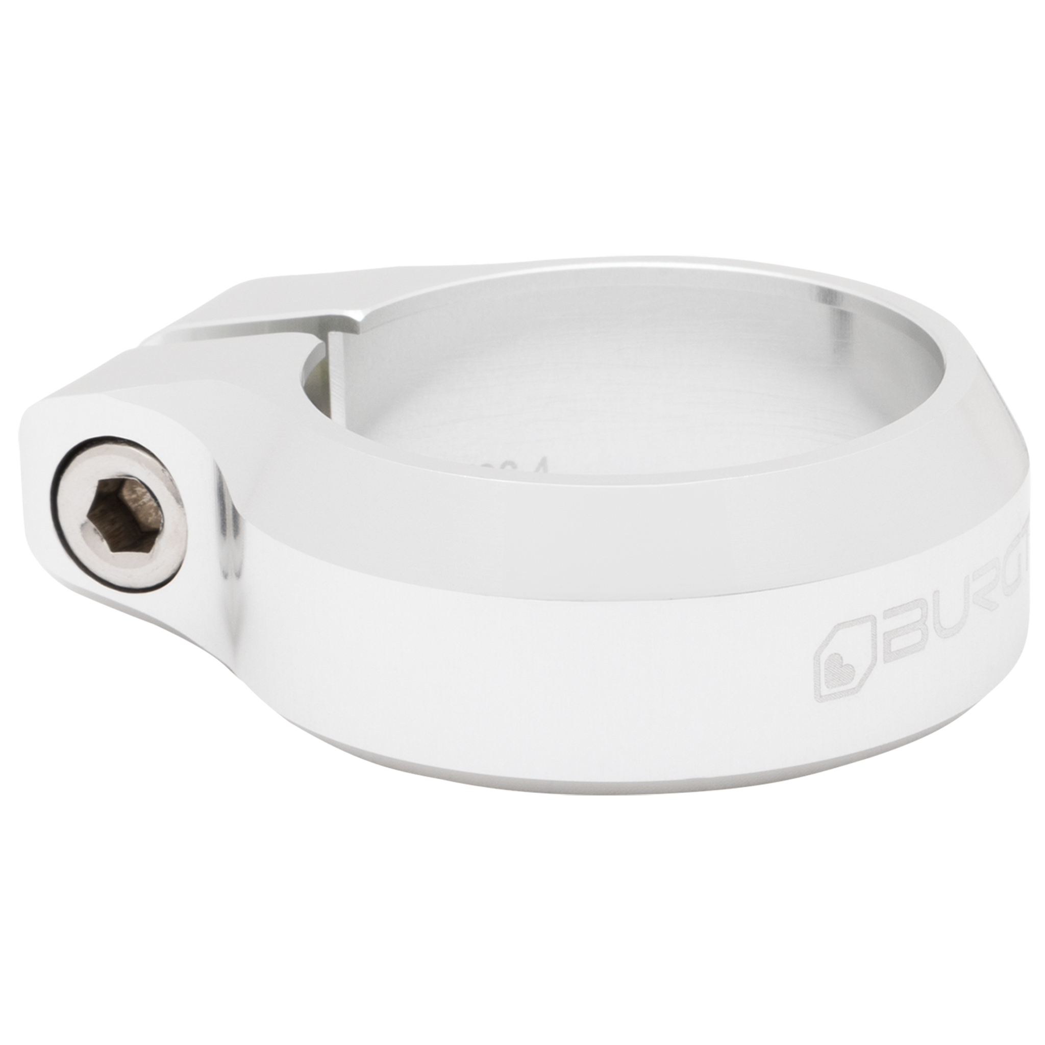 Burgtec Seat Clamp, 36.4mm, Rhodium Silver