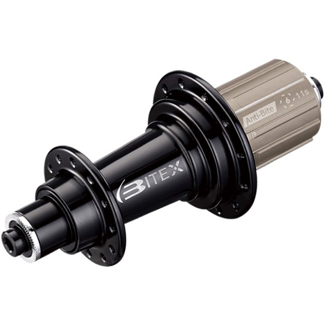 Bitex Hub Rear, Non-Disc (RAR12) QRx130, 32h, Black