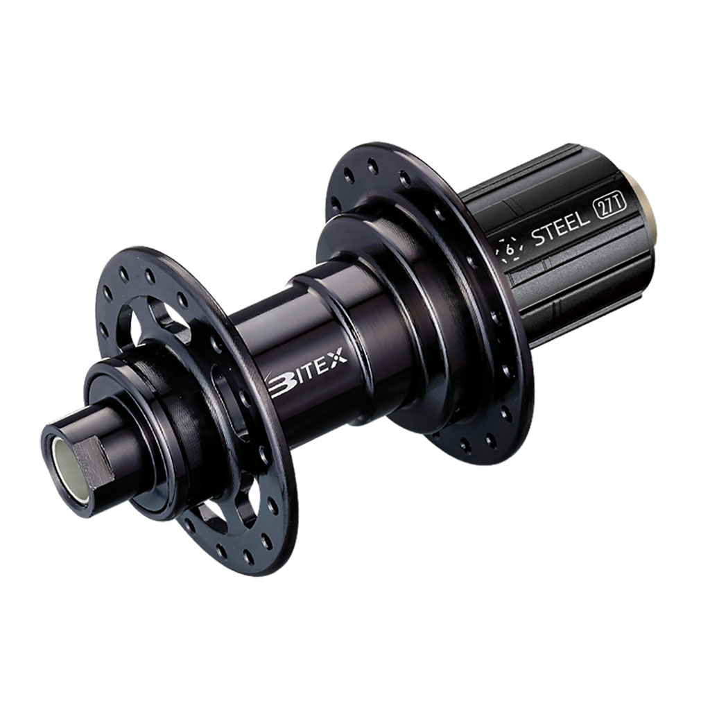 Bitex BX103R Hub Rear HG, 10x135 QR, 36h, Black