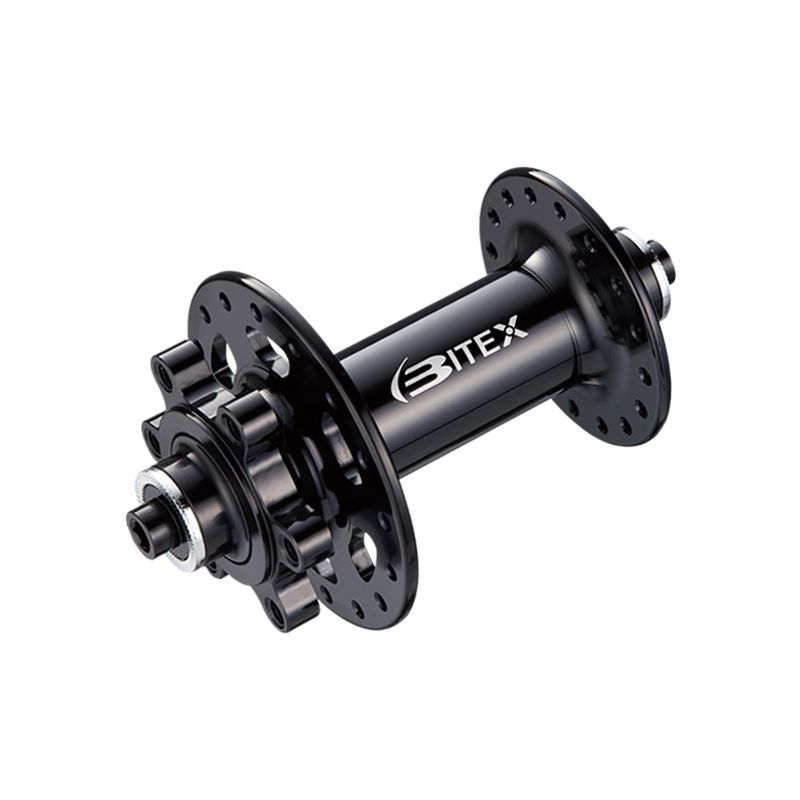 Bitex Front Disc Hub, BX201FG, 32h, Black, 9x100QR