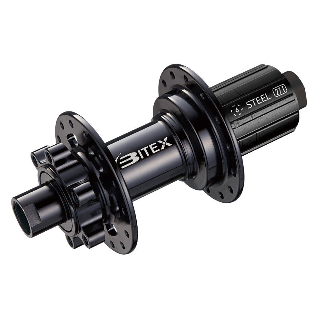 Bitex Rear Disc Hub, MTR12E, 32h, Black, 12x142 TA, HG