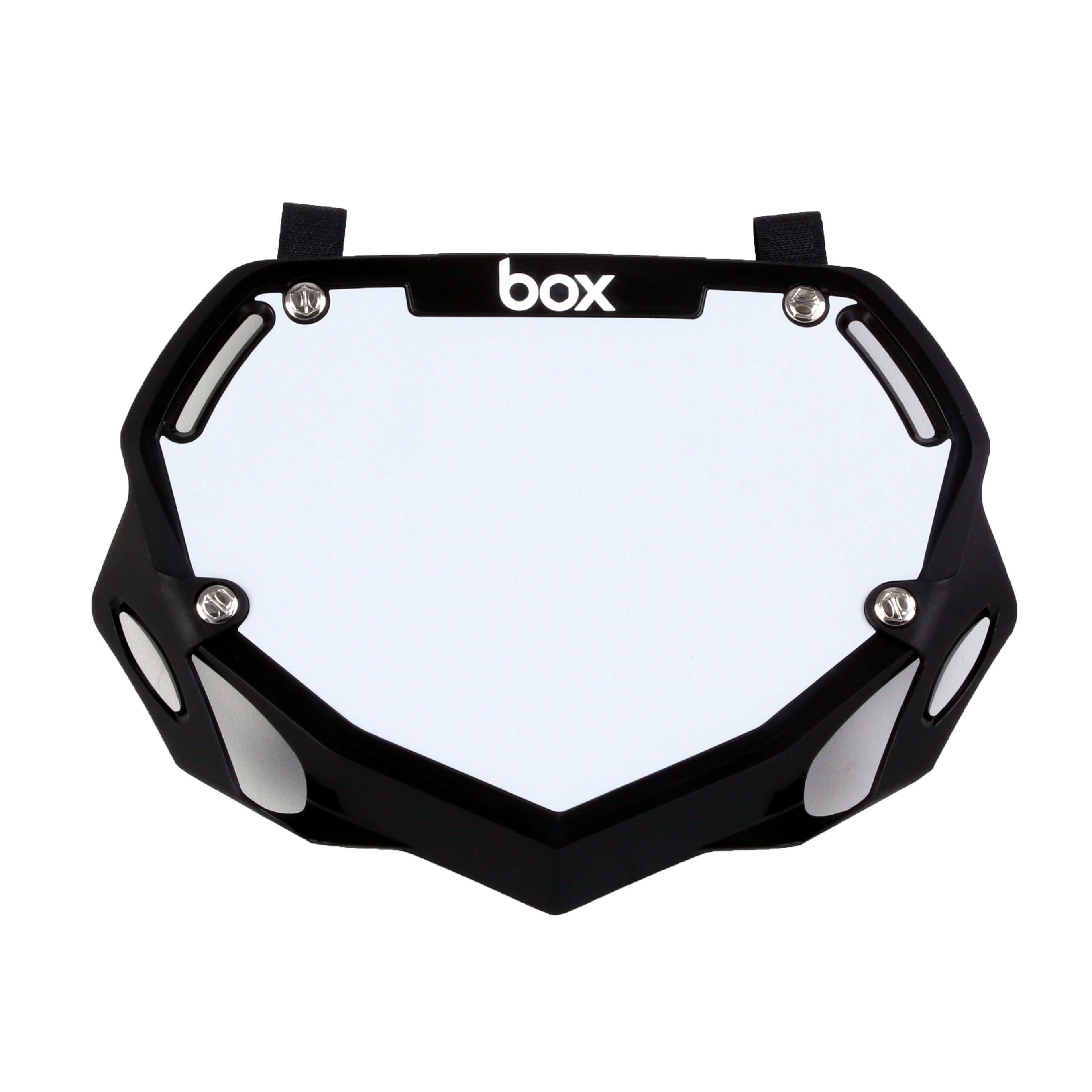 Box Two Number Plate Black Small 