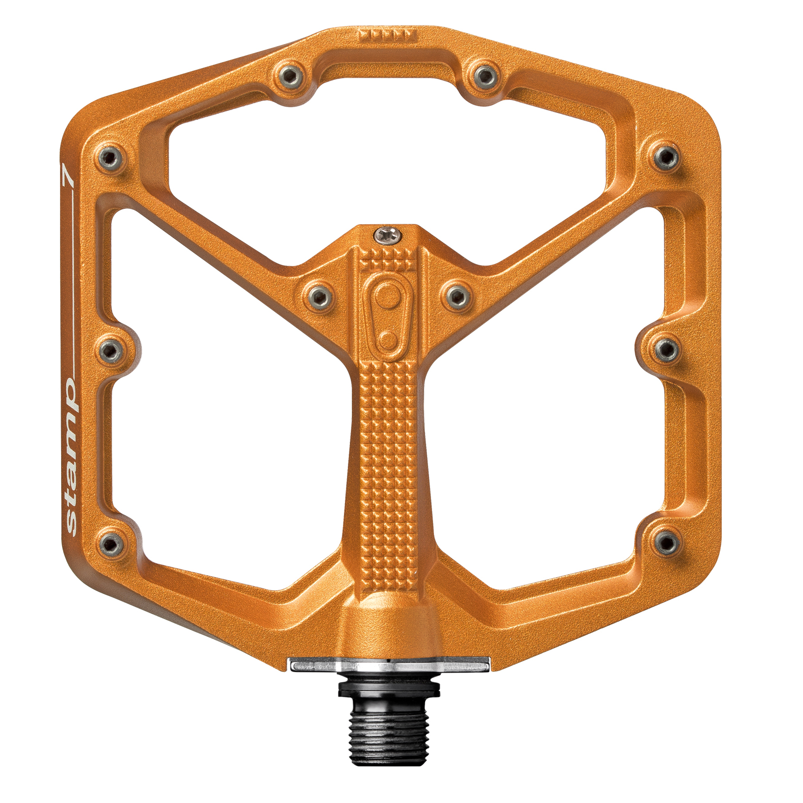 Crankbrothers Stamp 7 Large Platform Pedals, Orange