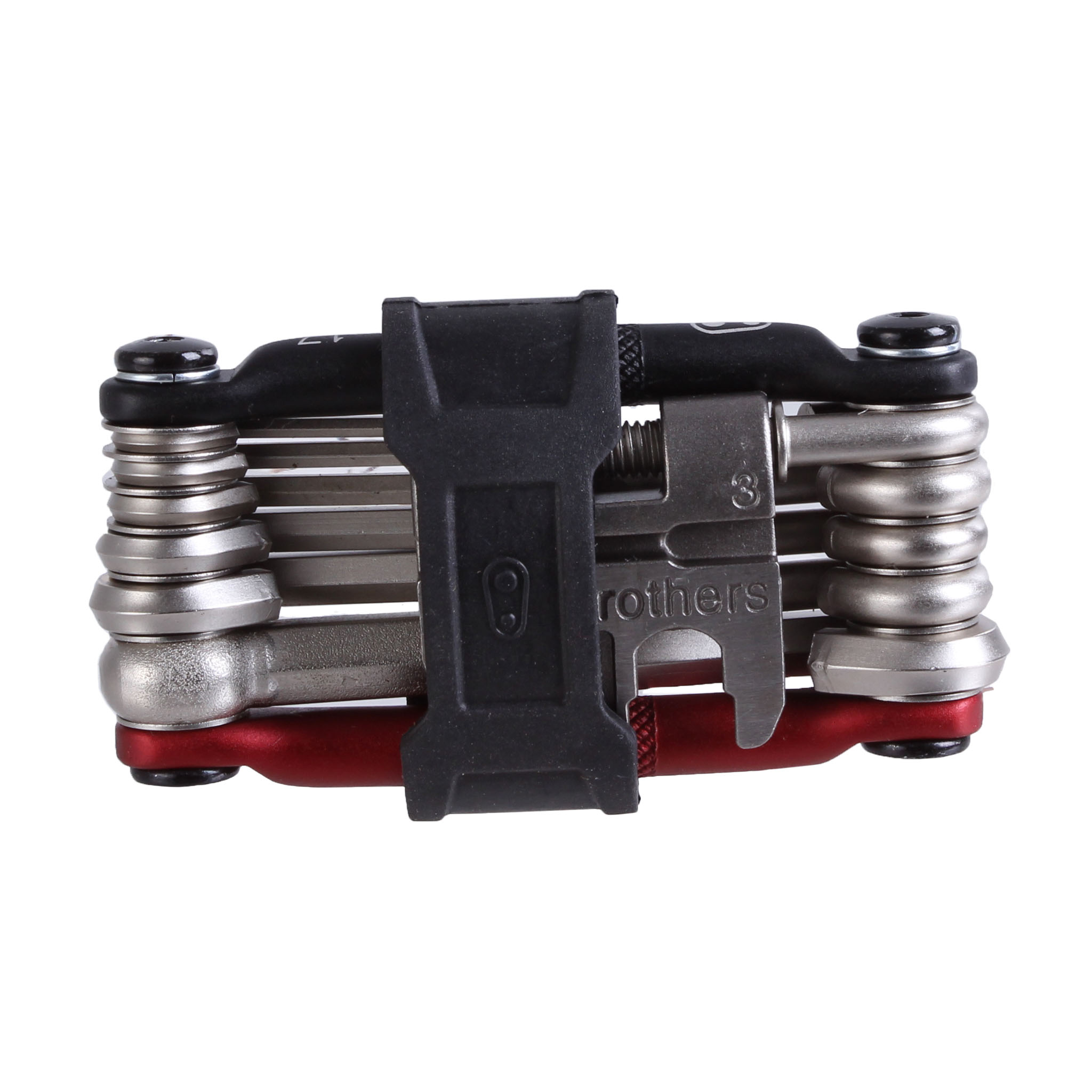 Crankbrothers Multi-17 Mini Tool, Black/Red