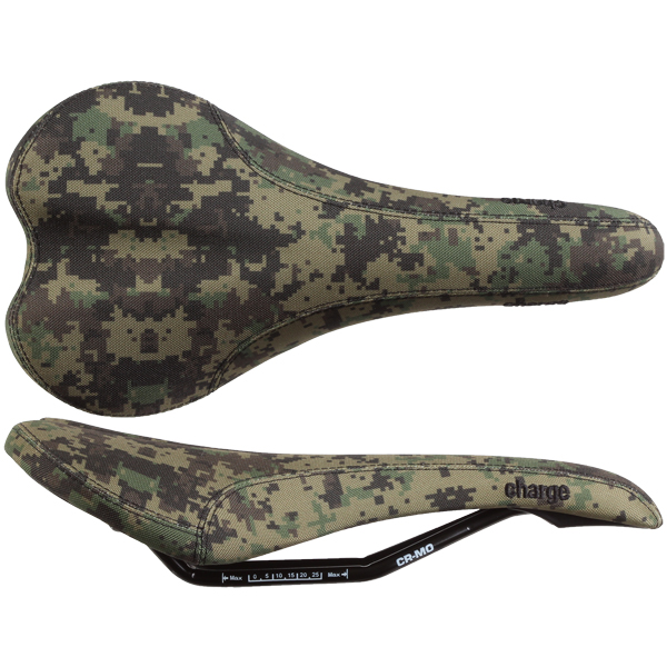 Charge Bikes Spoon Saddle, CrMo,  Digi Camo