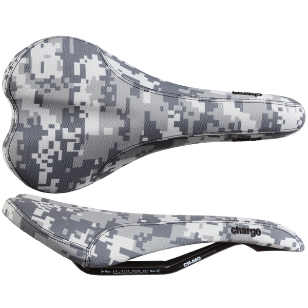 Charge Bikes Spoon Saddle, CrMo, Digi Snow Camo