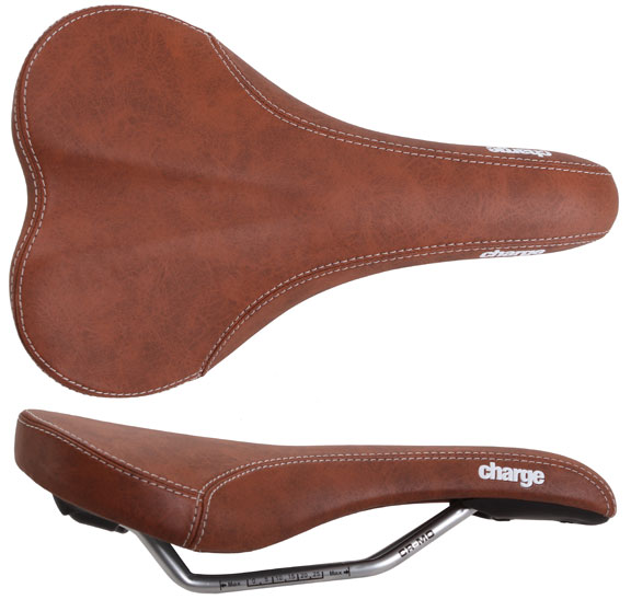 Charge Bikes Ladle Saddle, CrMo, Brown