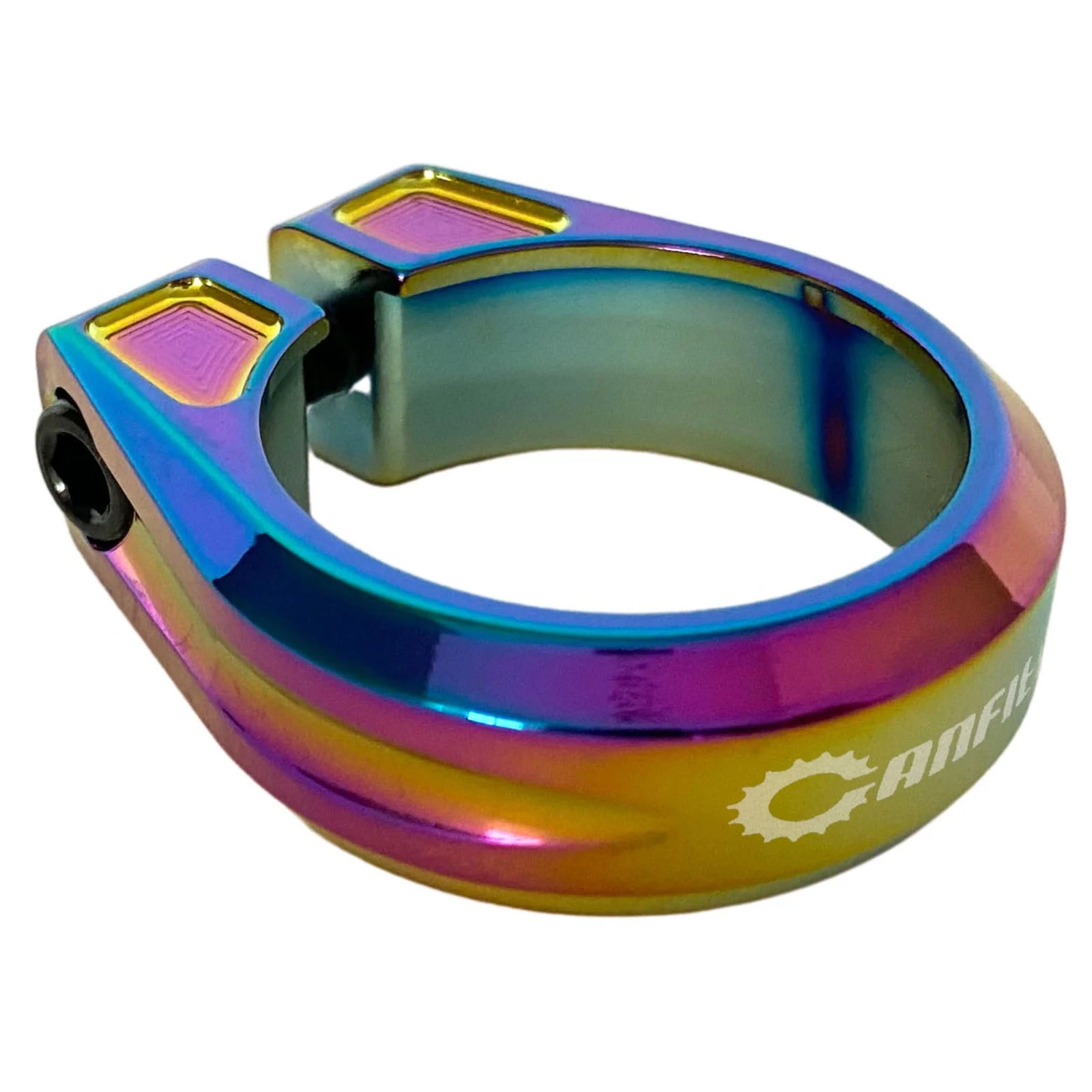 Canfield Seatpost Clamp, 34.9mm, Oil Slick