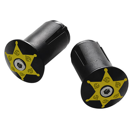 Cinelli Expander Alloy End Plugs, Ano Sheriff Pair