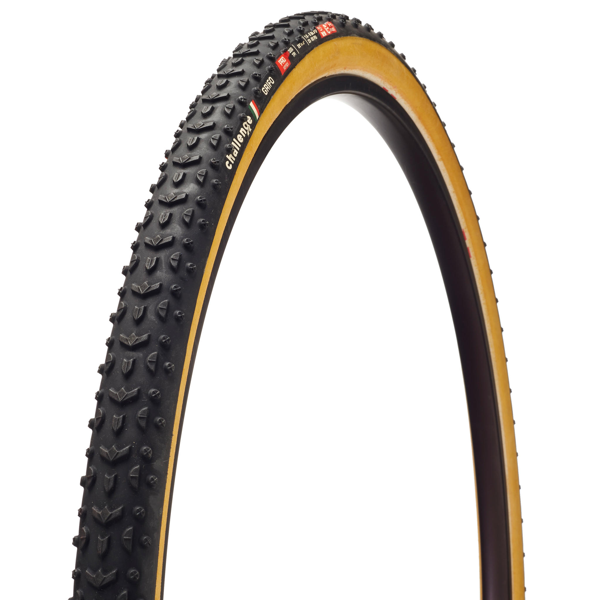 Challenge Tire Grifo Pro Tire, TLR - 700 x 33 Black/Tan