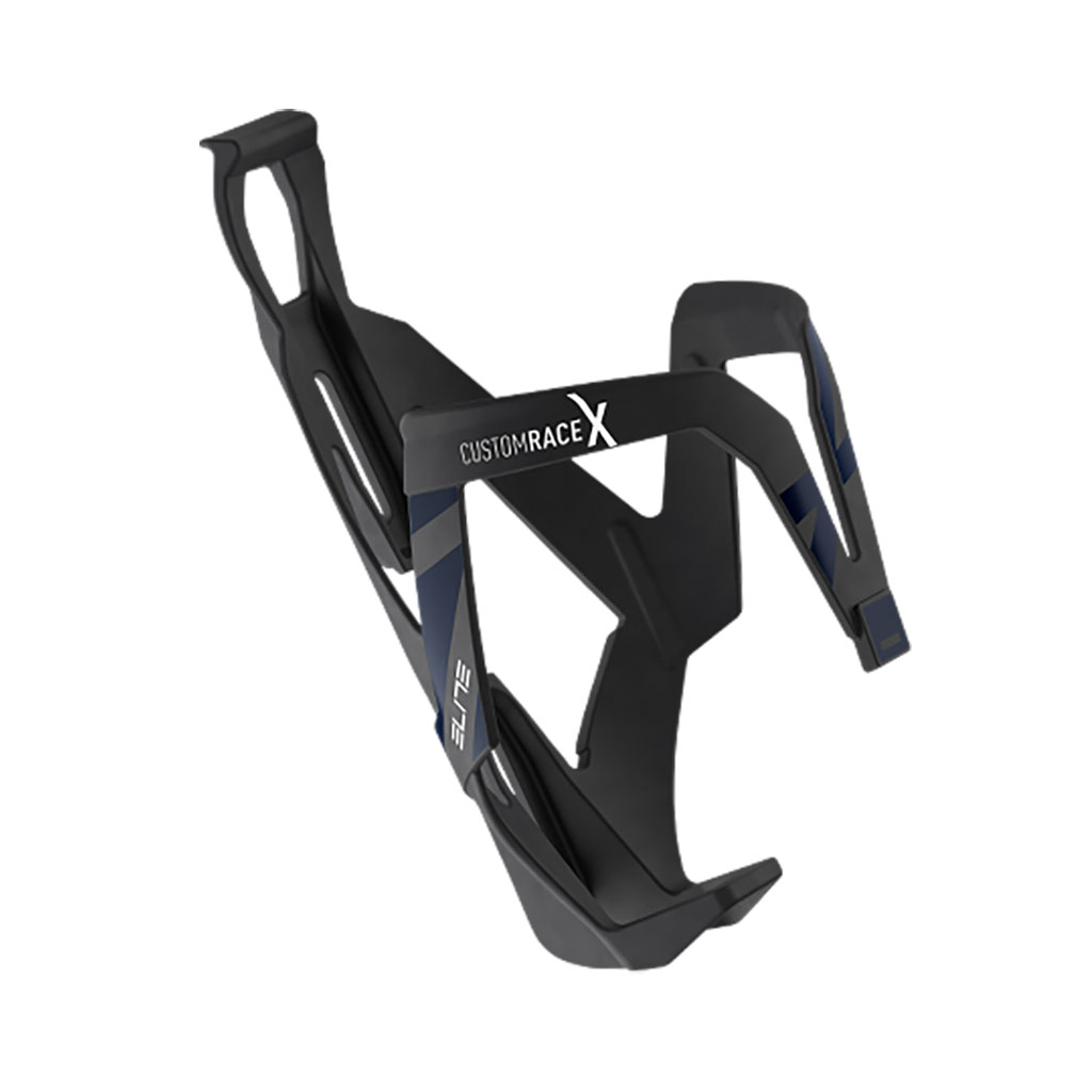 Elite Custom Race X Bottle Cage, Black/Blue