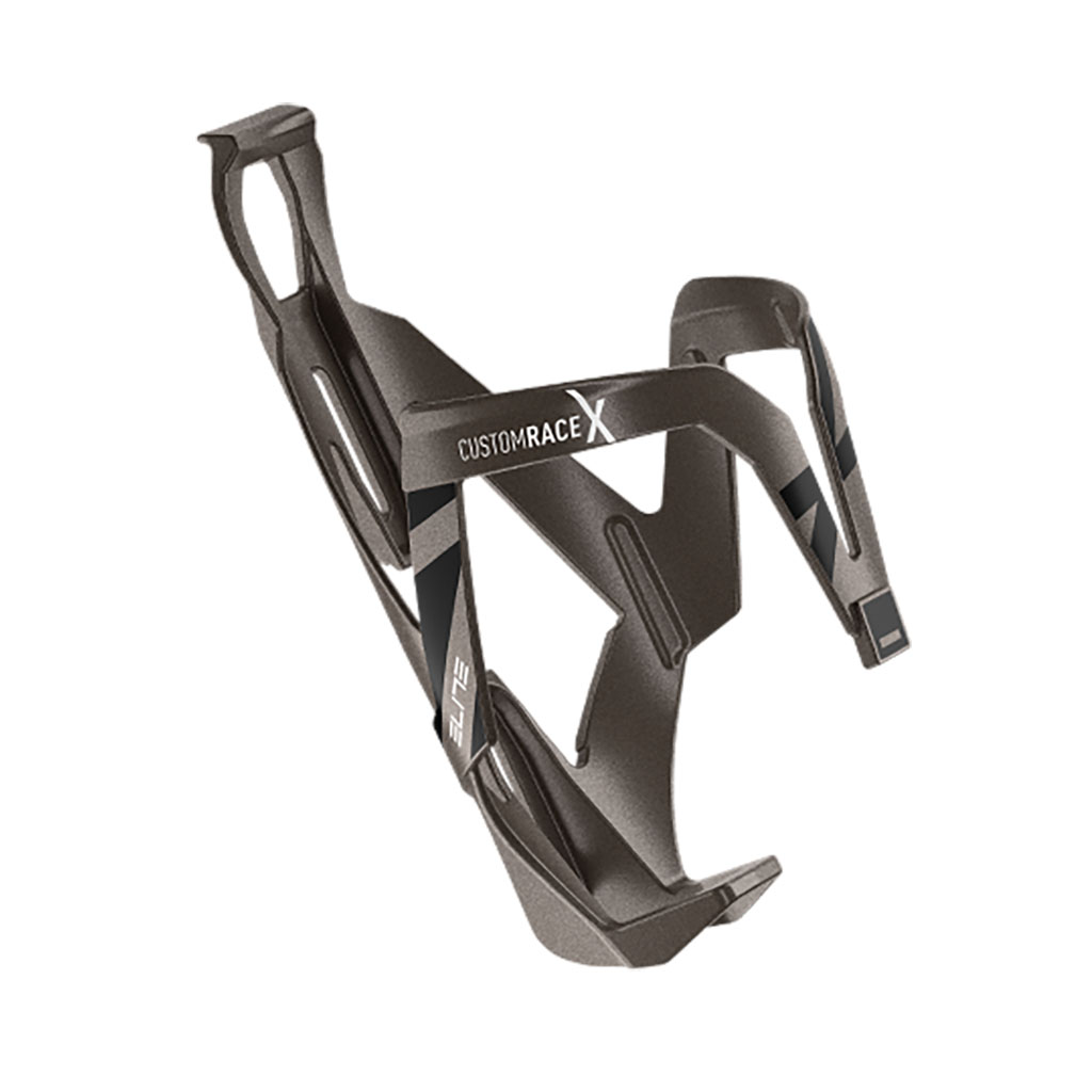 Elite Custom Race X Bottle Cage, Titanium/Black