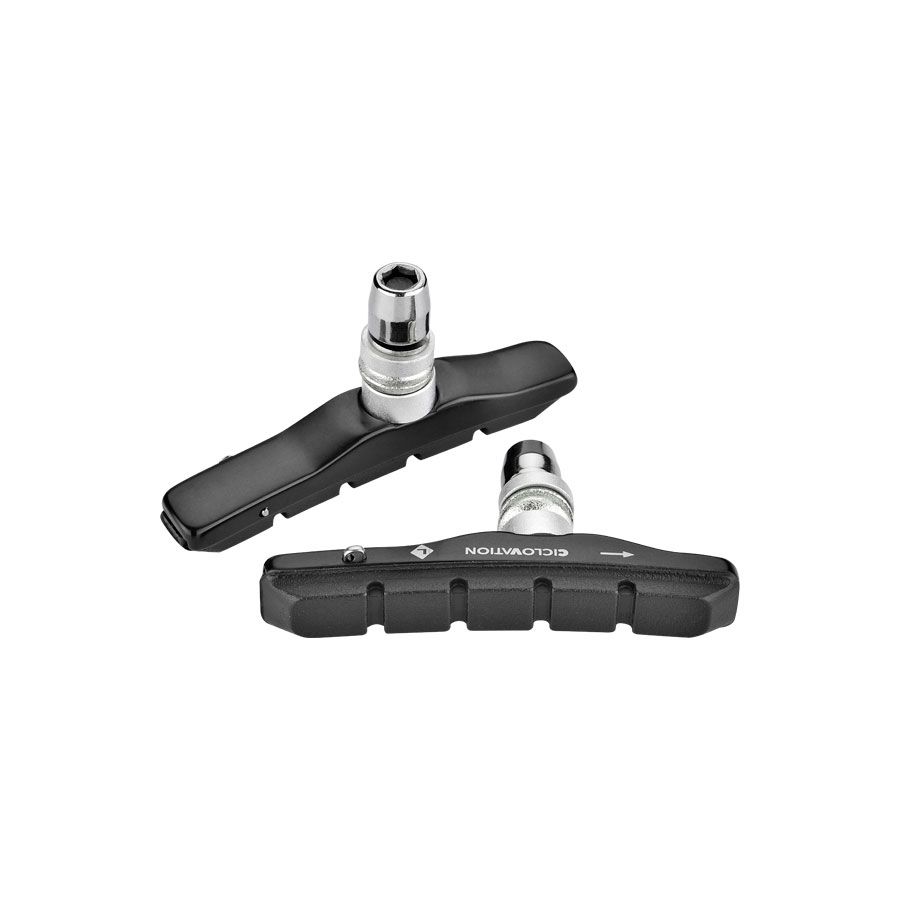 Ciclovation Brake Shoes, Shimano, SRAM MTB Cartridge-Type, Black