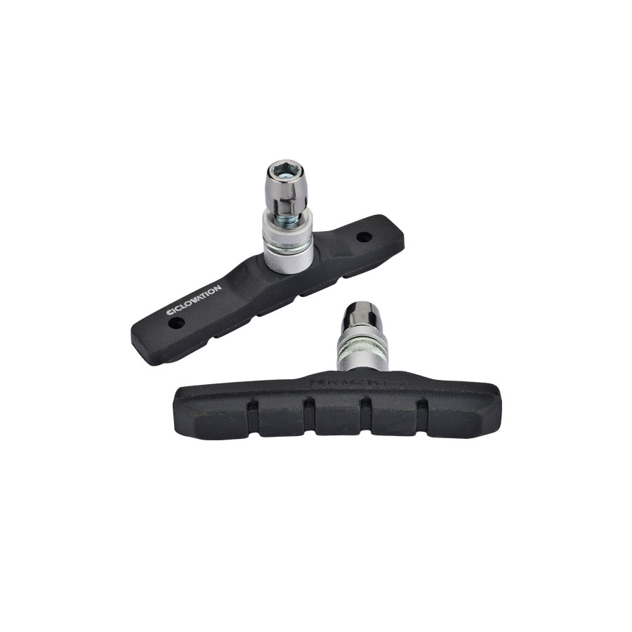 Ciclovation Brake Shoes, MTB Threaded, Black