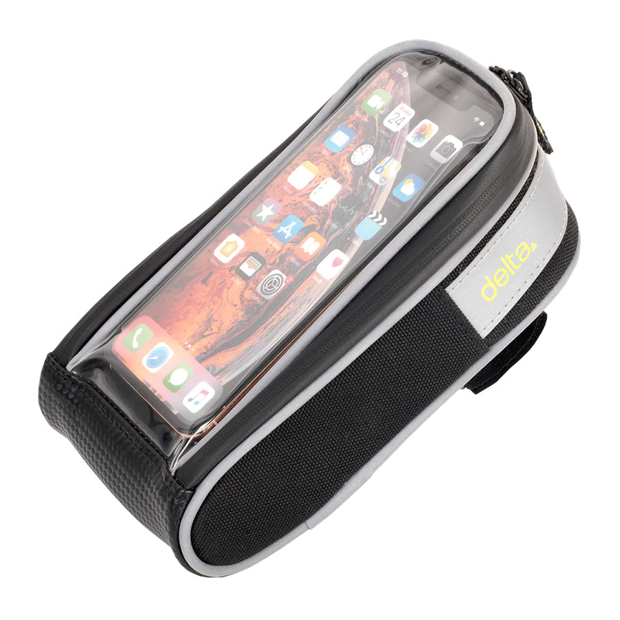 Delta Stem Phone Bag - Black