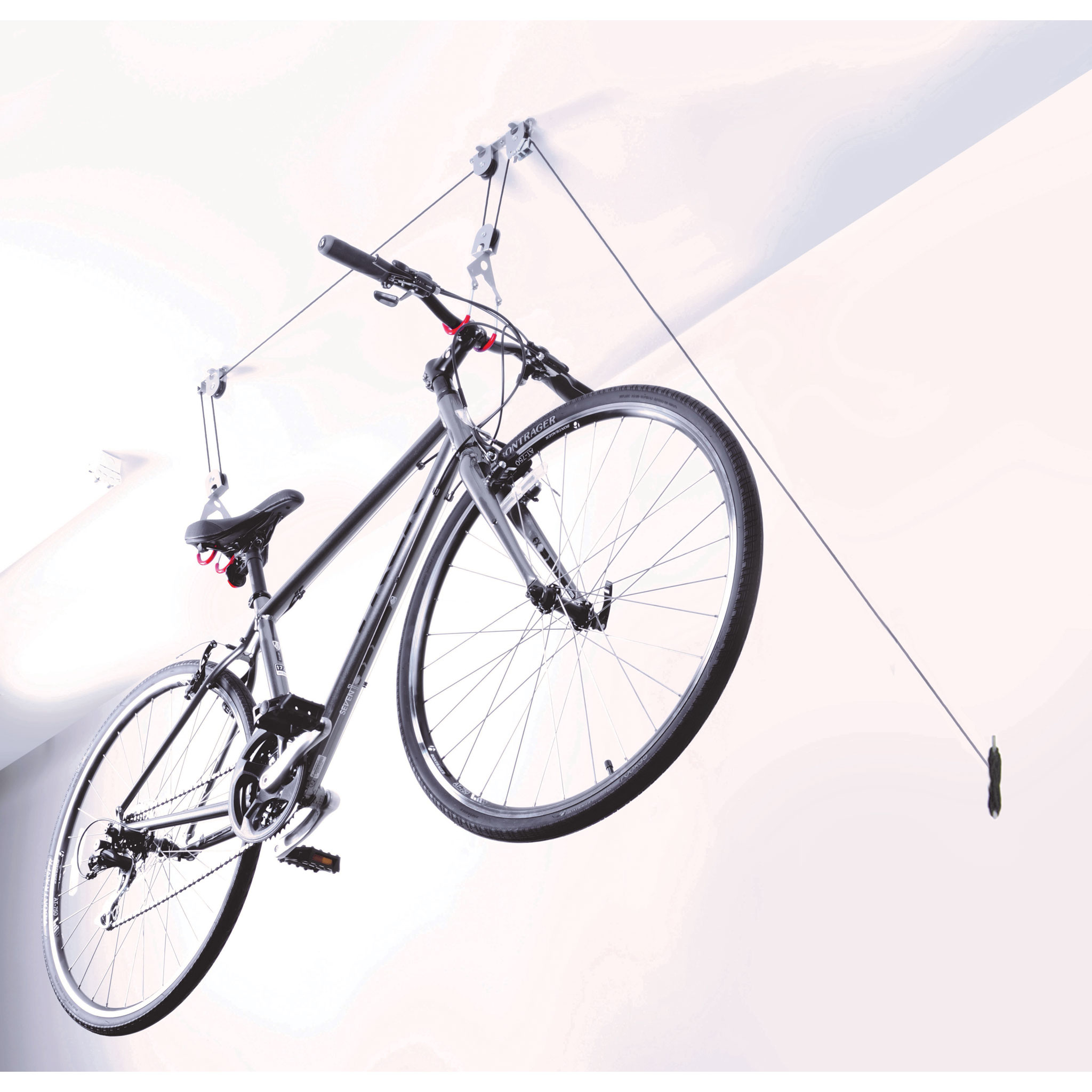 Delta Single Bike Ceiling Hoist with Straps