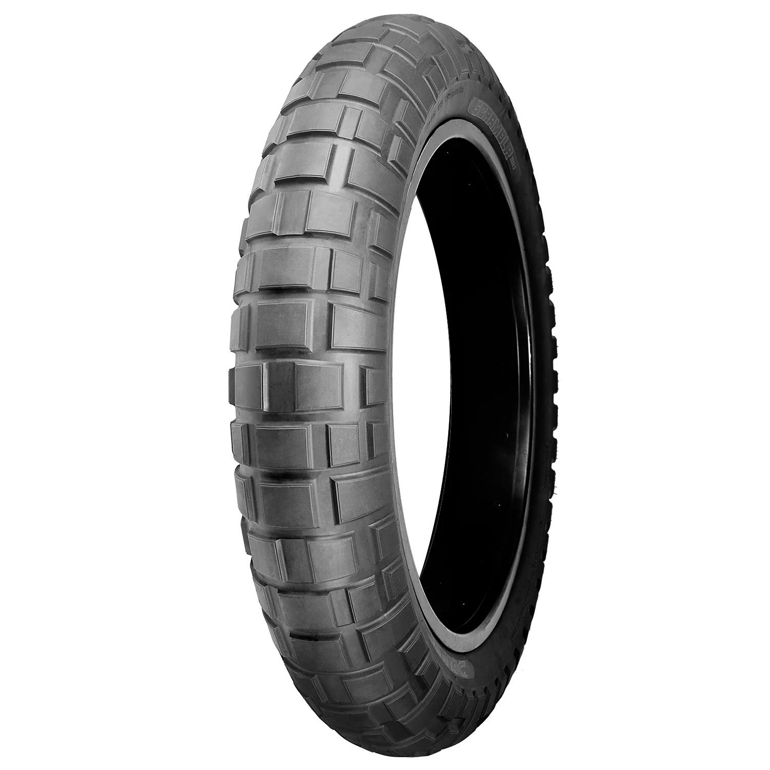 Delium Tire Scramblr E-Bike Tire, 20x4.5", Standard Casing, Black