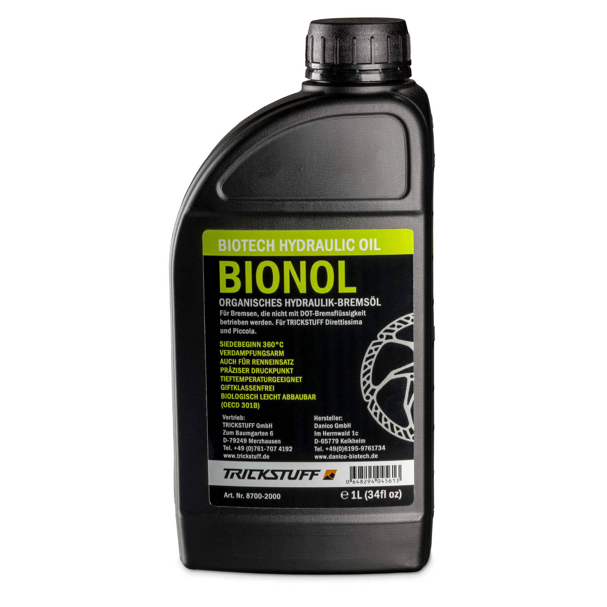 Trickstuff Bionol Brake Fluid, 1 Liter Bottle