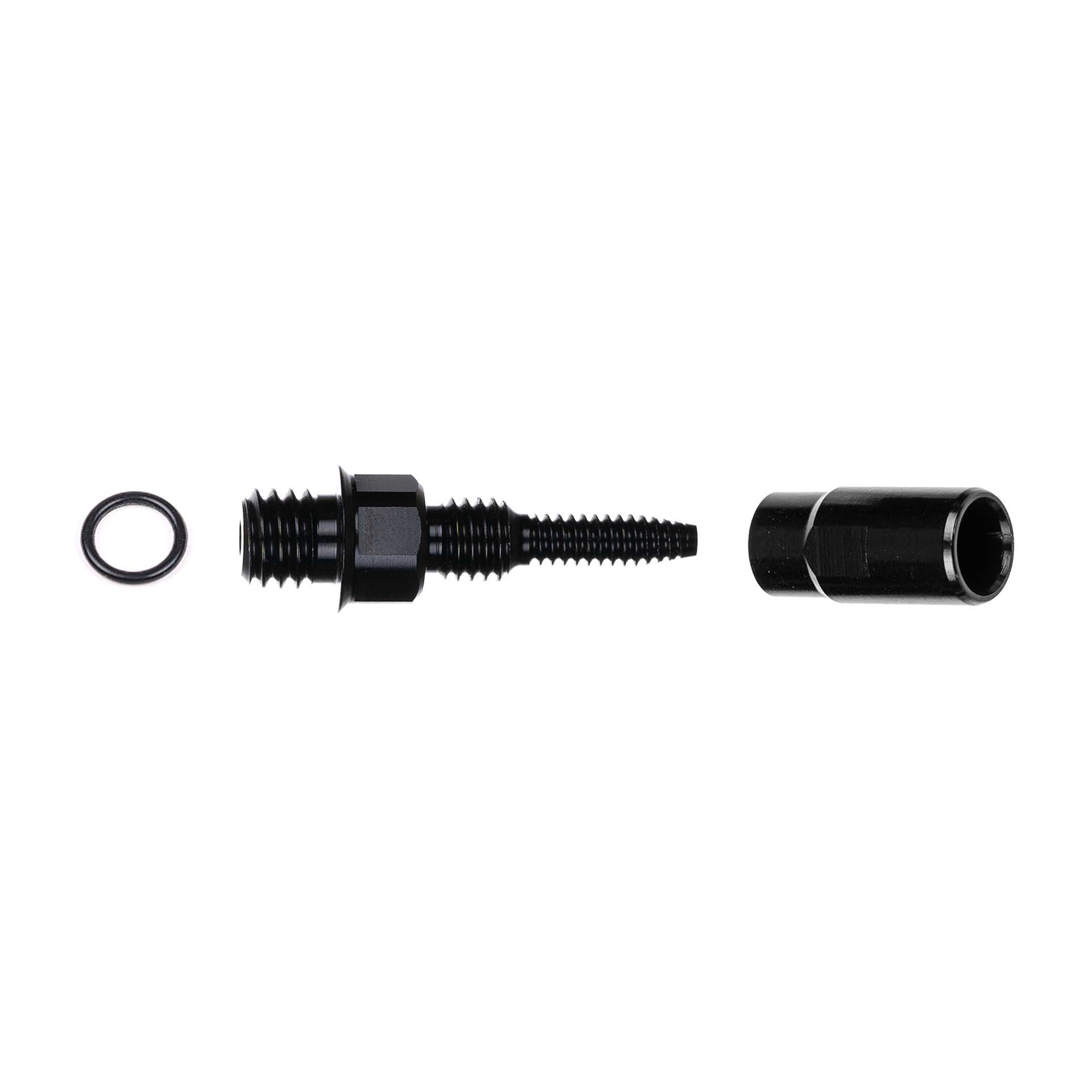 Trickstuff M6x1 Fitting For Beta Kevlar Hose, Black, Each