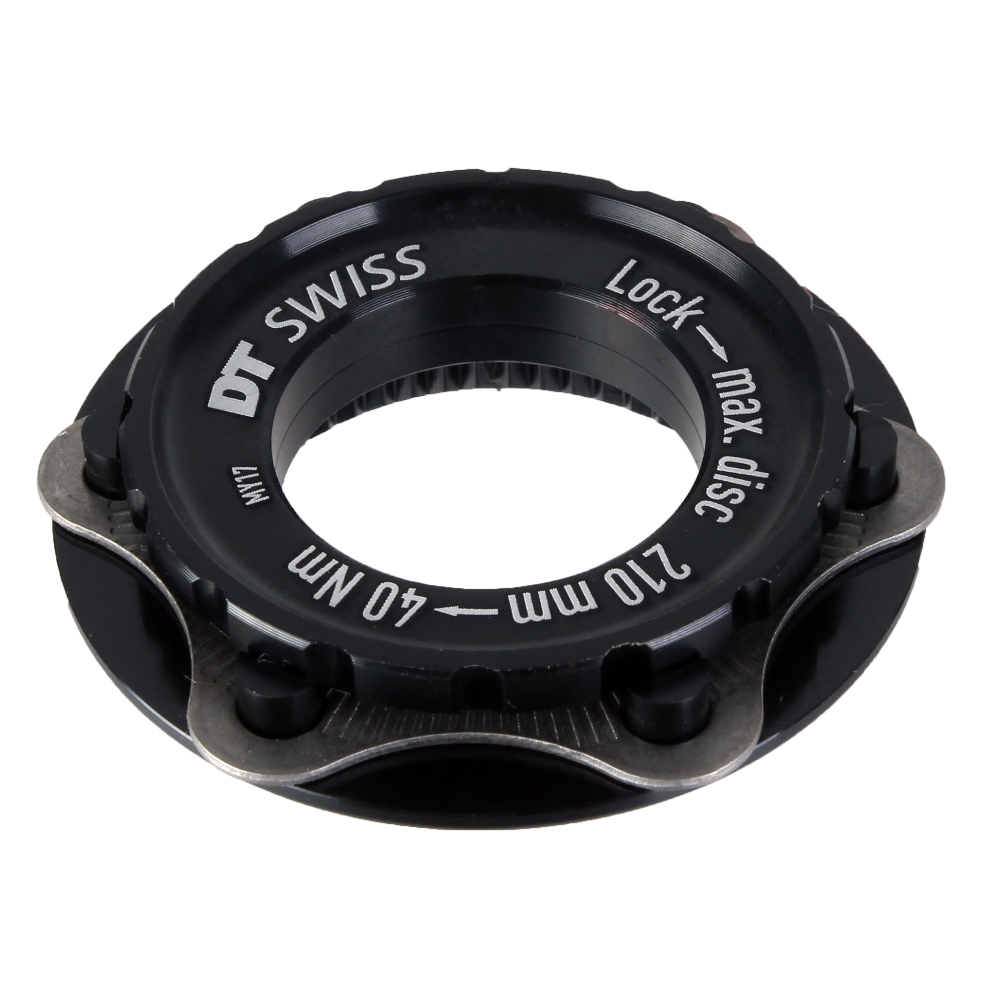 DT Swiss CL to 6-Bolt Adapter, Most Hubs, Black, Each