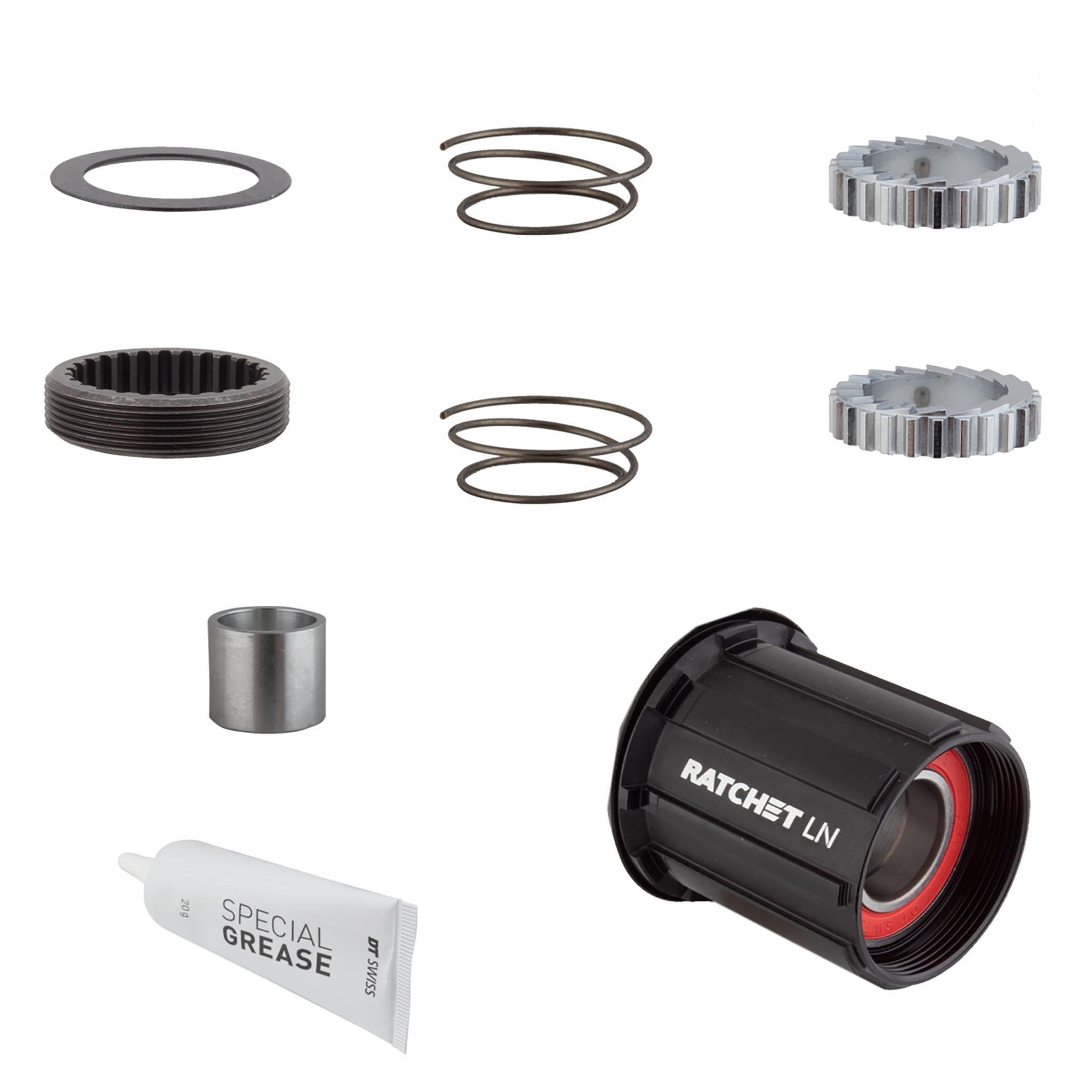 DT Swiss 370 Ratchet LN 18t Upgrade Kit, HG11 Road  FH Body