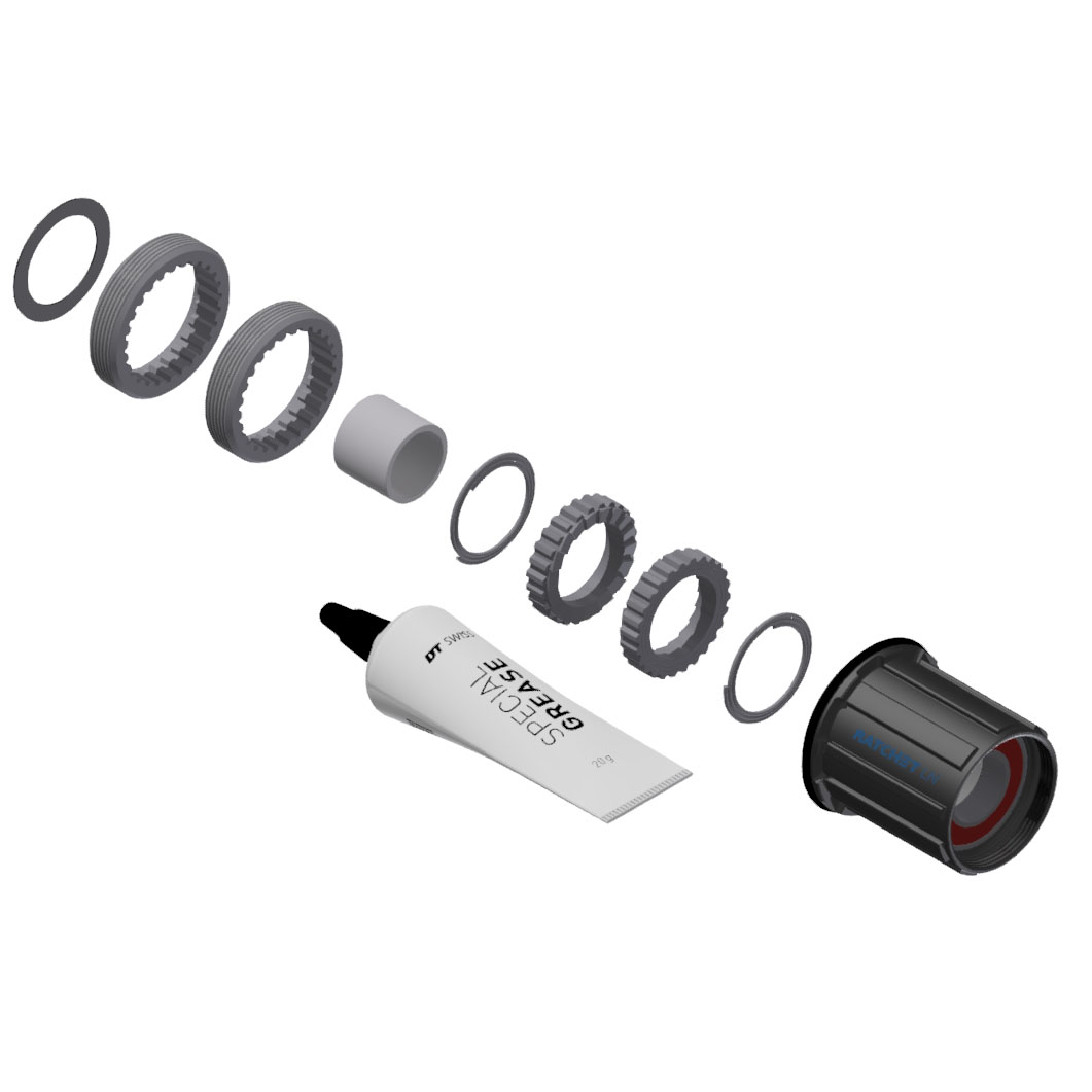 DT Swiss 370 Hybrid Ratchet LN 18t Upgrade Kit, HG 8-11 FH