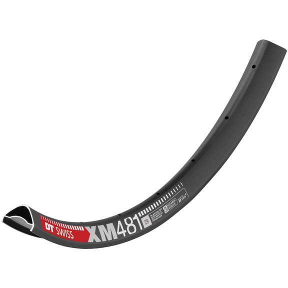 DT Swiss XM 481 Tubeless Ready 29" Disc Rim, 32h, Black