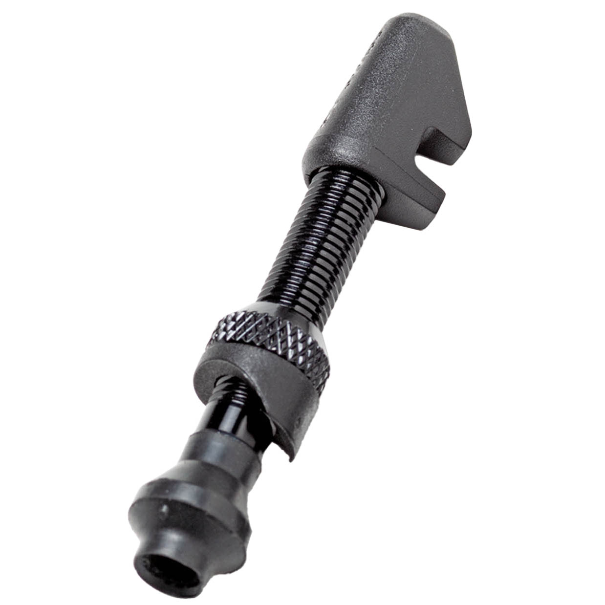 DT Swiss Alloy Tubeless Valve for Asym Rims, 32mm, Black, Each