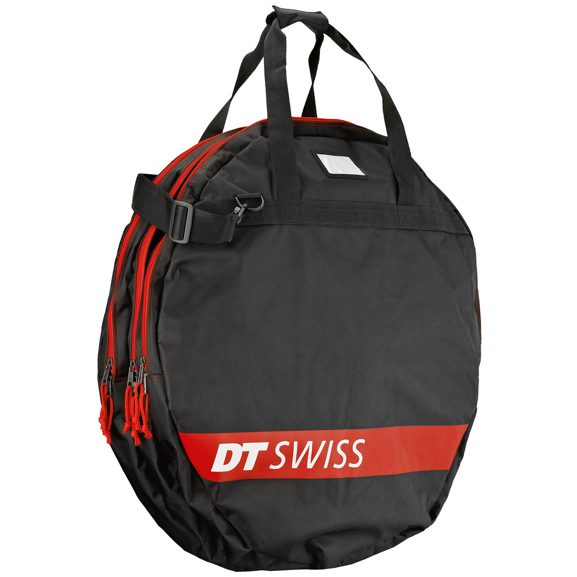DT Swiss Triple Wheel Bag,  Black/Red 