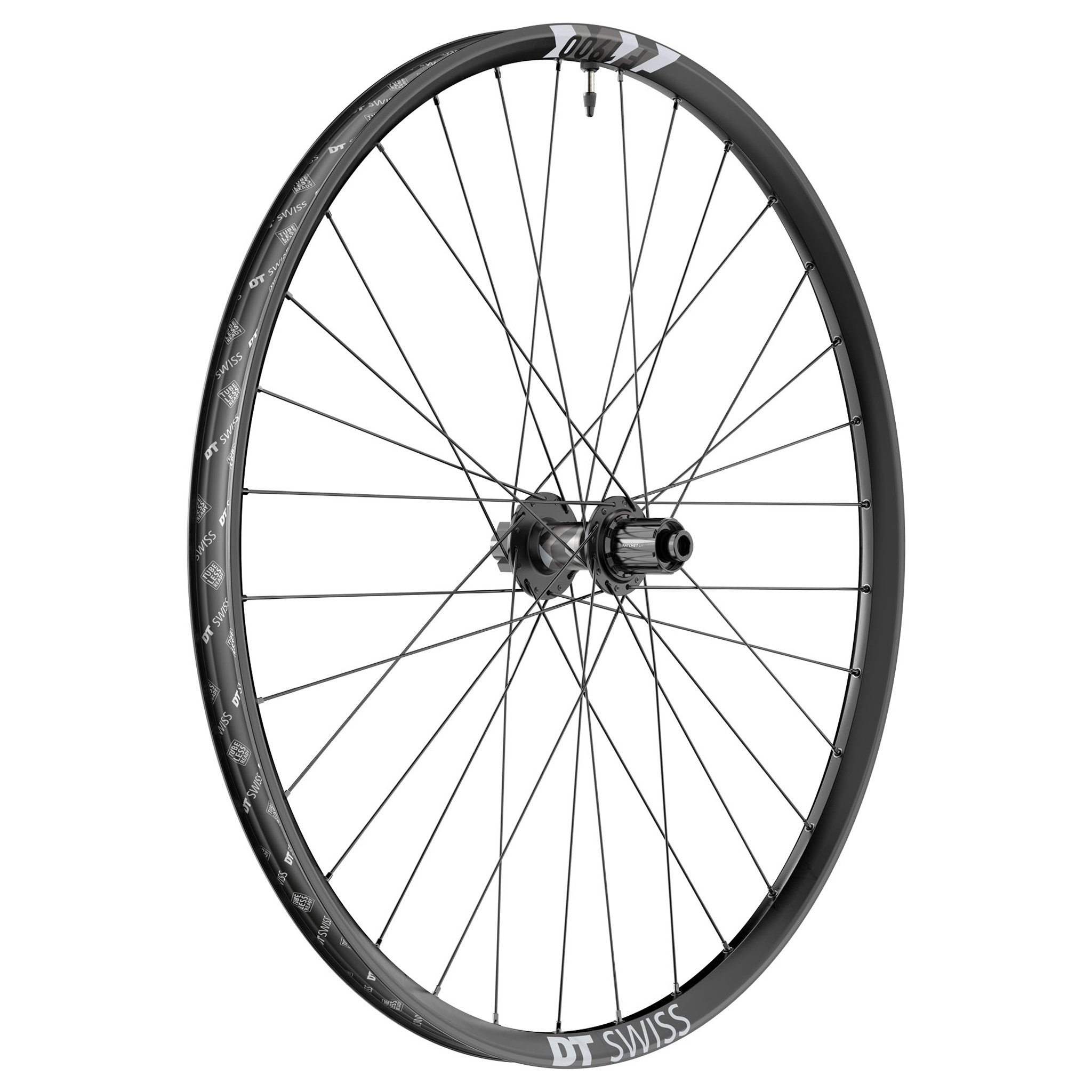DT Swiss F 1900 Spline Rear Wheel, 27.5", 12x148, HG 8-11sp