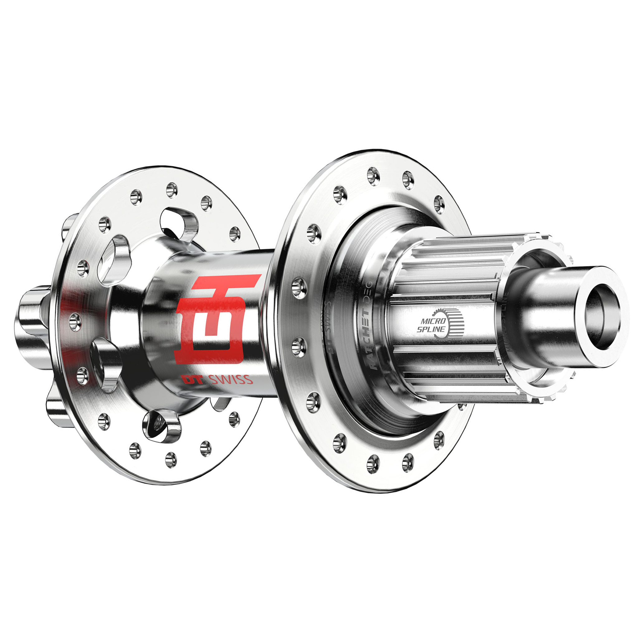 DT Swiss 240 DEG 6B-Disc Rear Hub, 32h, 12x148, MS, Silver