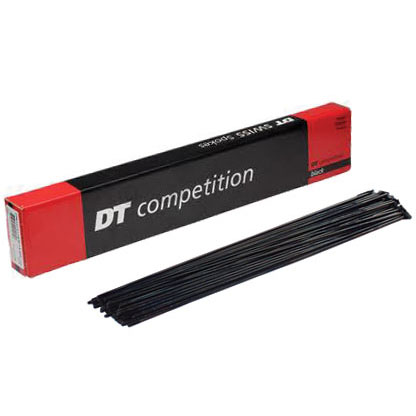 DT Swiss Competition 14g DB Spoke, SP, Black, 294mm, 20/Count