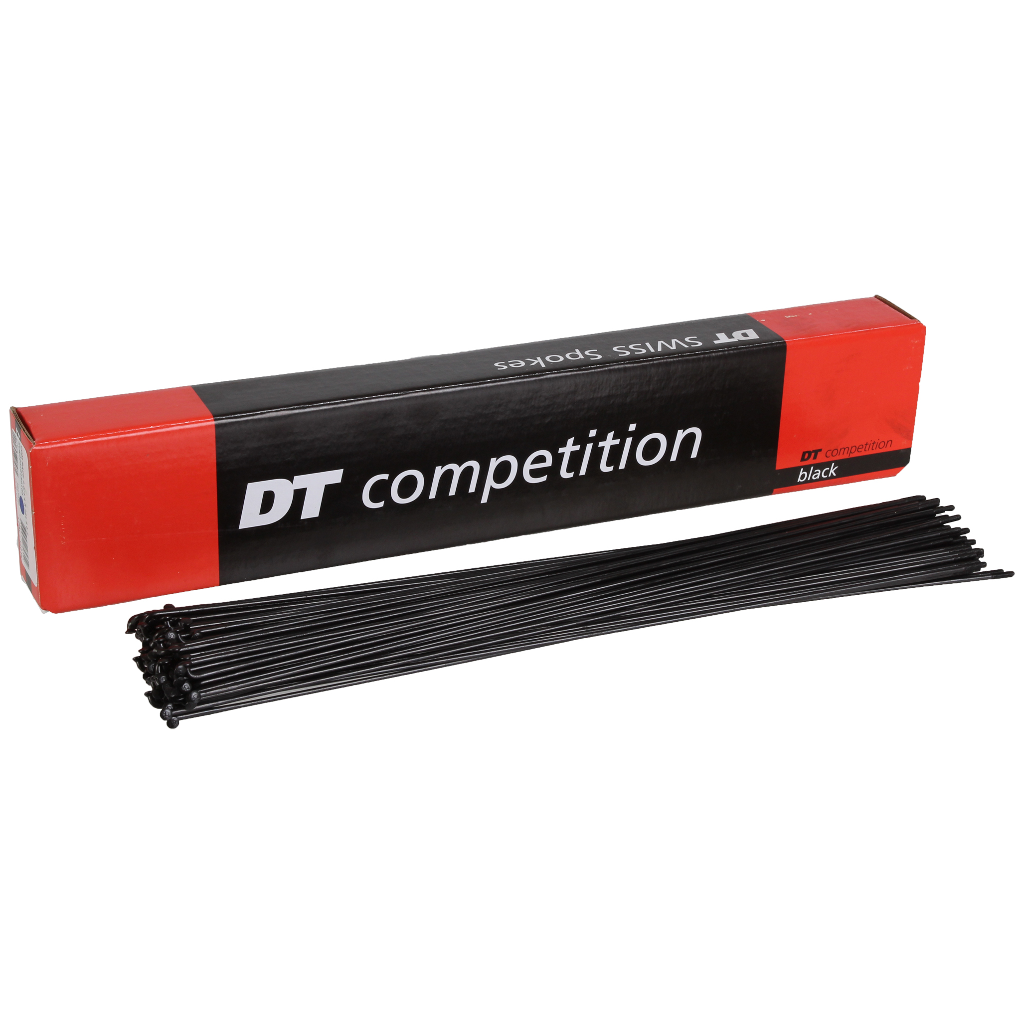 2.0/1.6/2.0mm 266mm J-Bend Black Individual DT Swiss Competition Race Spoke 