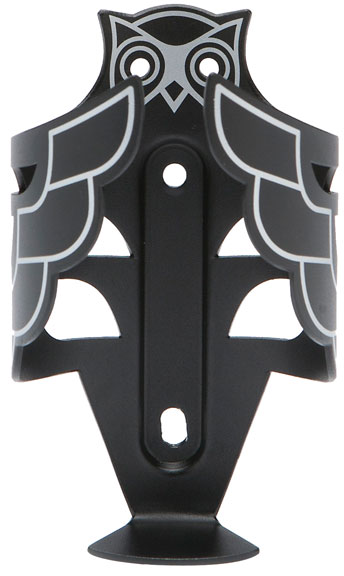 Portland Design Works The Owl Cage Bottle Cage, Black/Silver