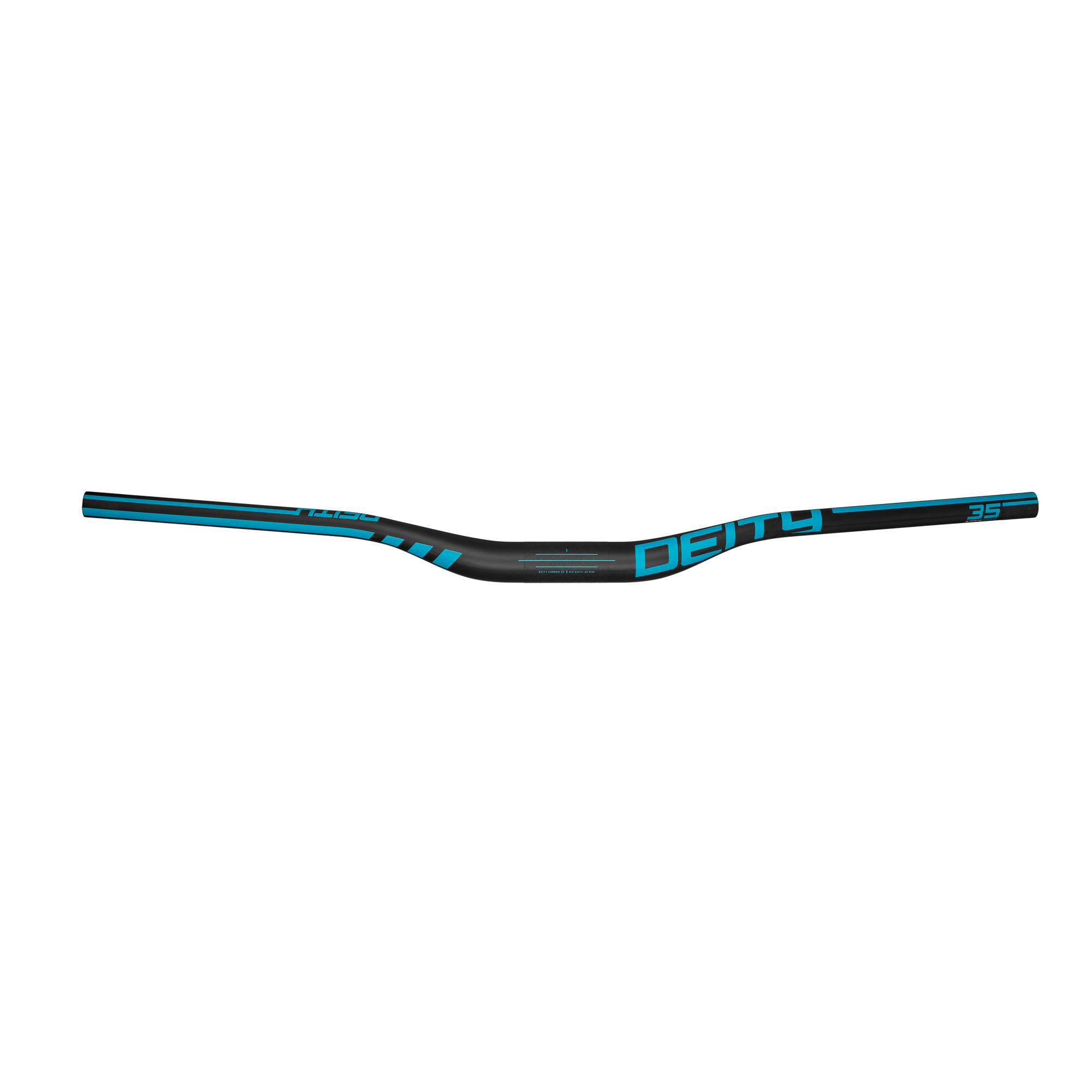 Deity Speedway Carbon Riser Bar (35) 30mm/810, Turquoise
