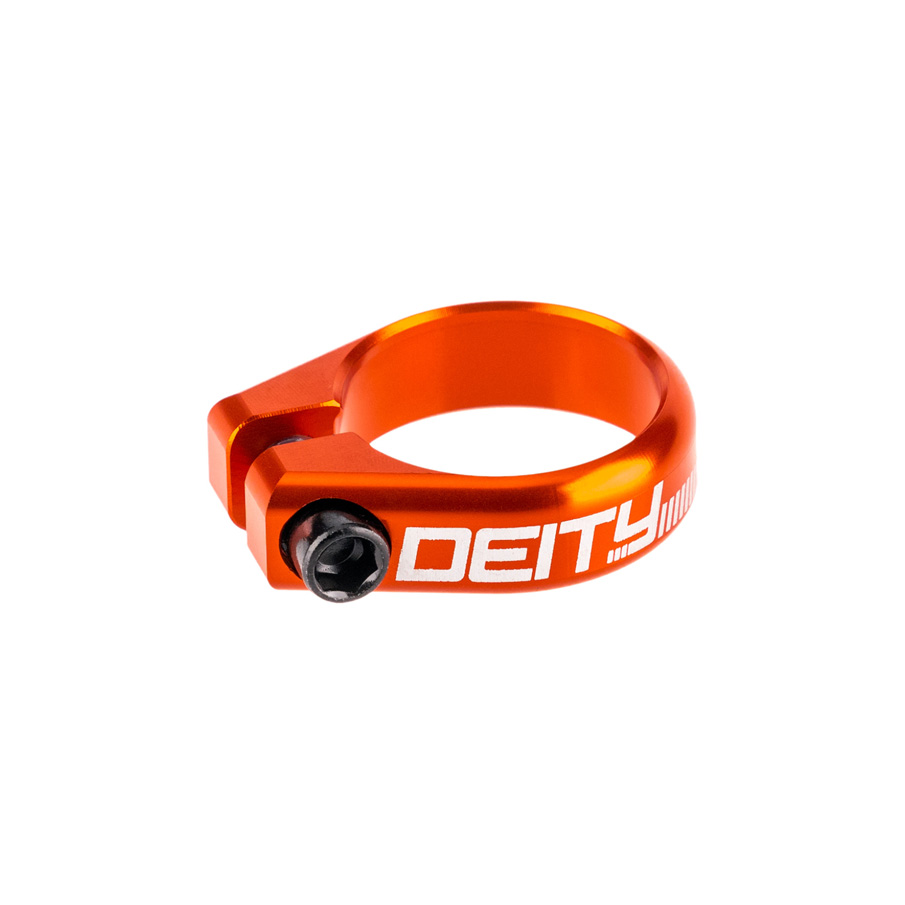 Deity Circuit Seatpost Clamp, 38.6mm, Orange