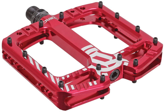 Deity TMAC Pedals, Red Ano