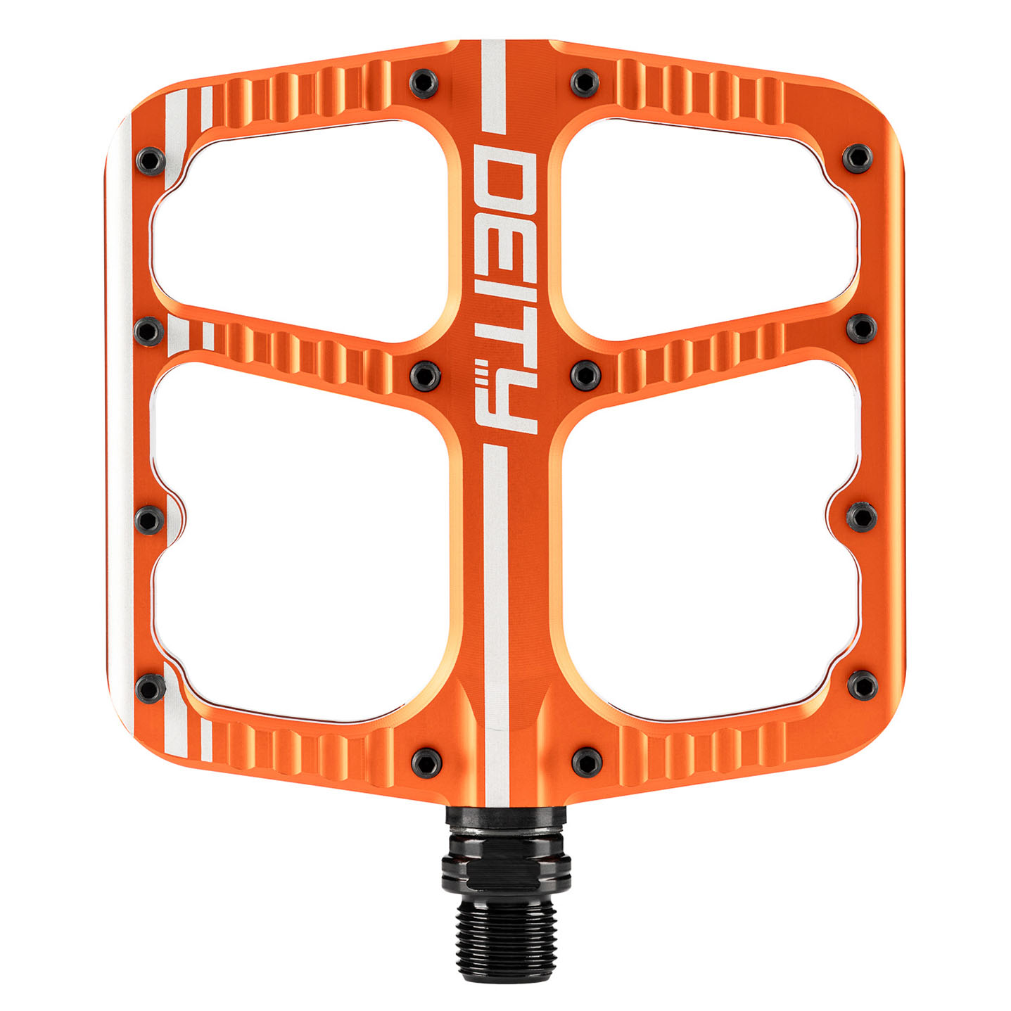 Deity Flat Trak Pedals, Orange