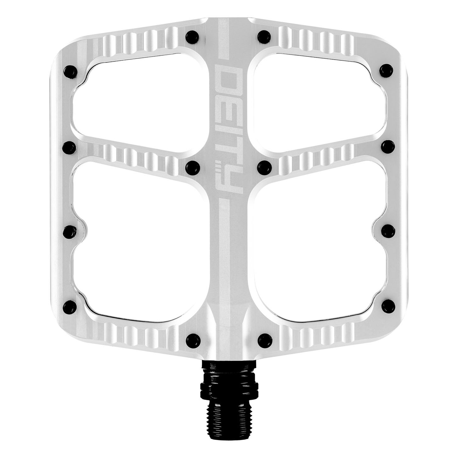 Deity Flat Trak Pedals, Silver