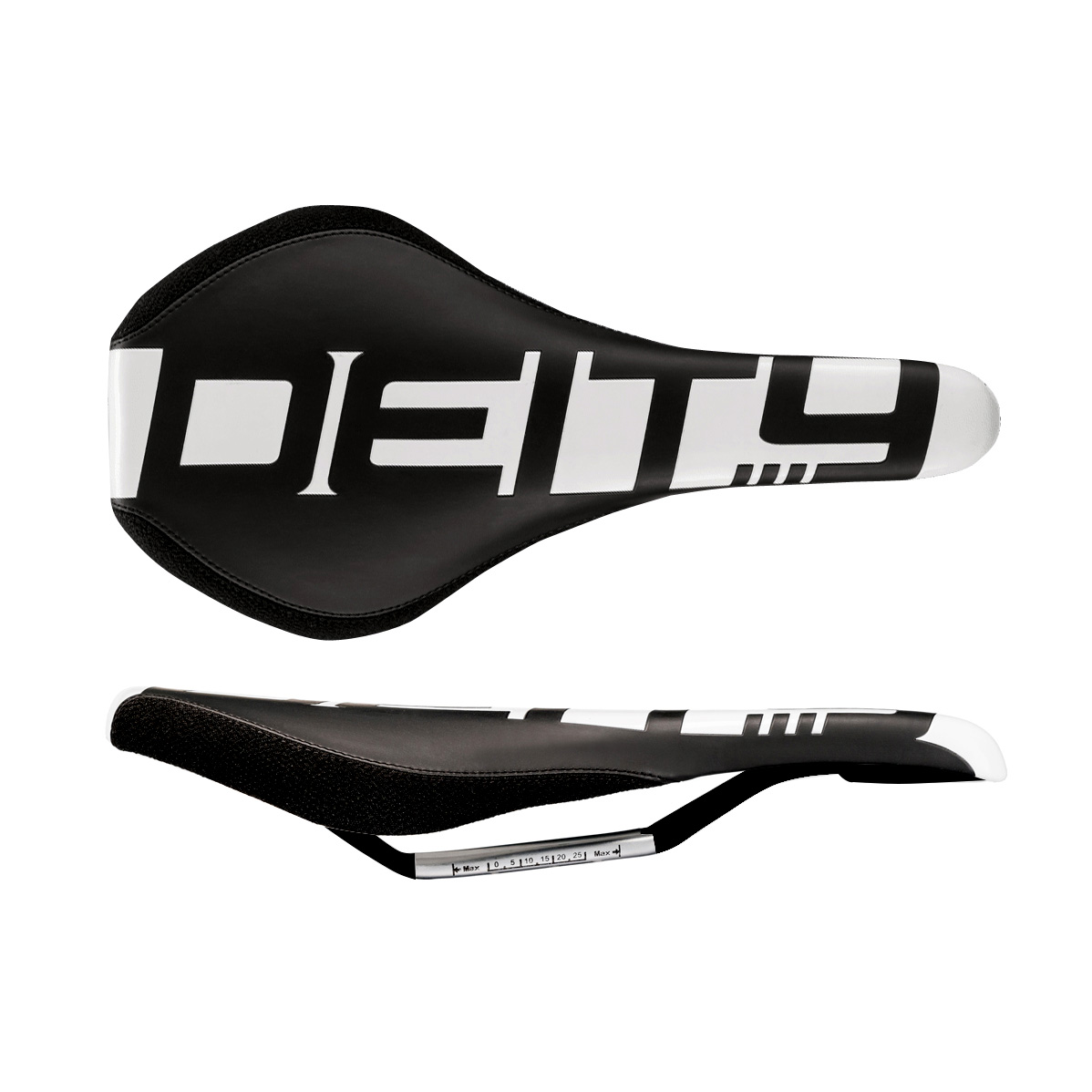 Deity Speedtrap All Mountain Saddle, CrMo, White