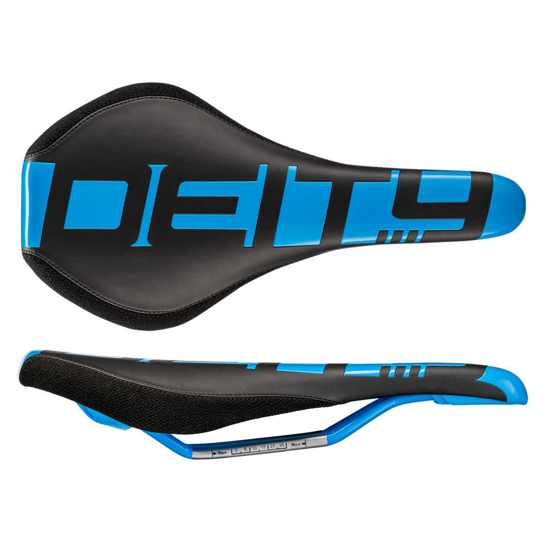 Deity Speedtrap All Mountain Saddle, CrMo, Blue