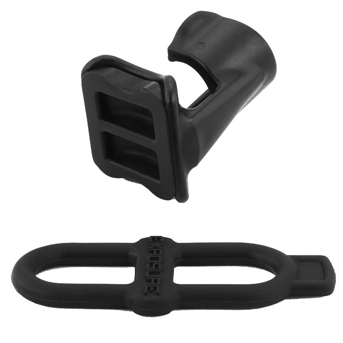 Exposure Lights TraceR Kamm/D-Shape Seatpost Bracket, Black